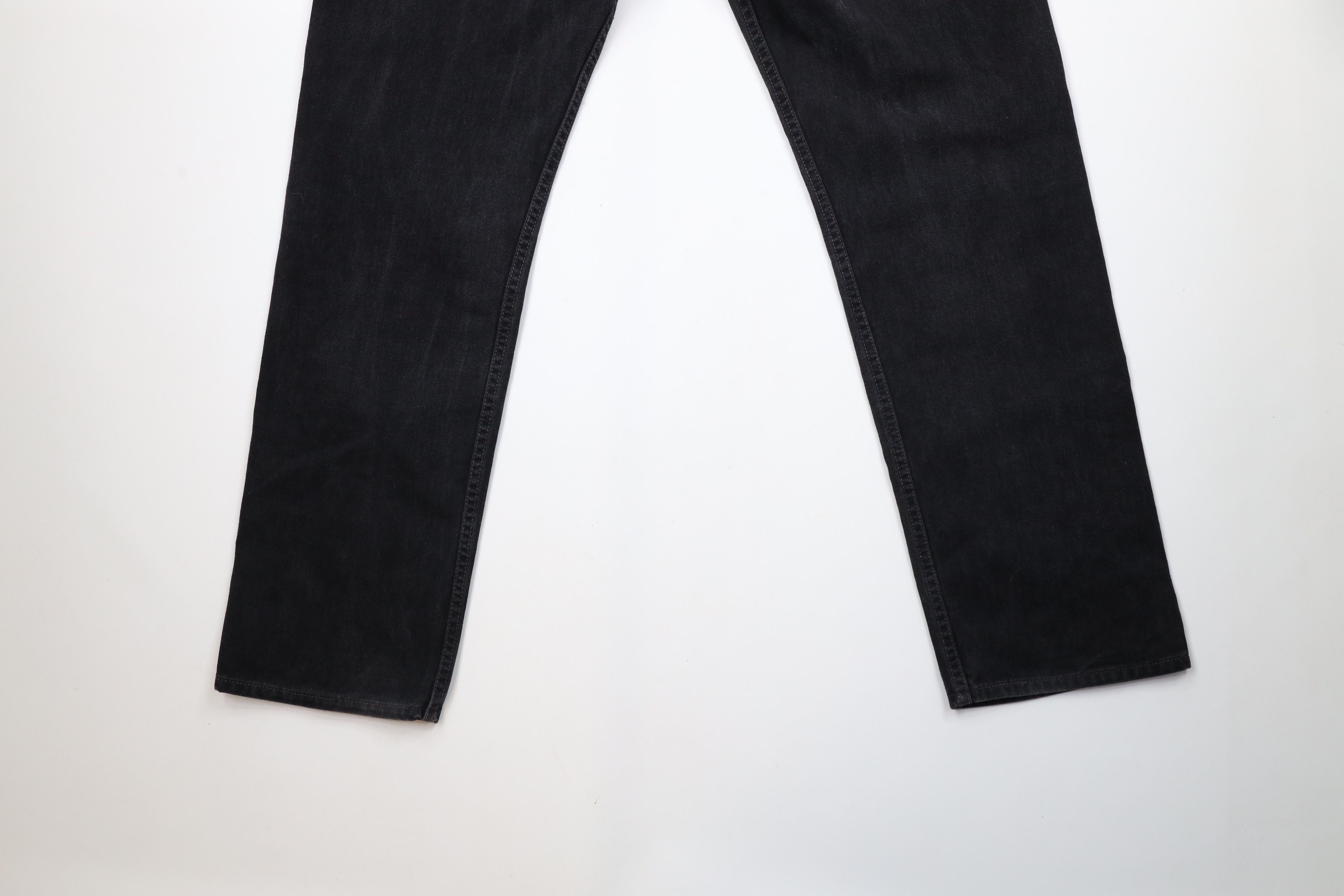 Levi's Vintage Y2K 2000 Levis 505 Regular Fit Denim Jeans Black USA Size US 36 / EU 52 - 12 Thumbnail