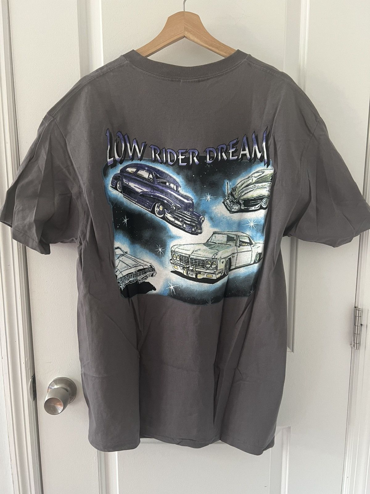 Vintage Vintage Low Rider T shirt Grey Size US XL / EU 56 / 4 - 4 Thumbnail