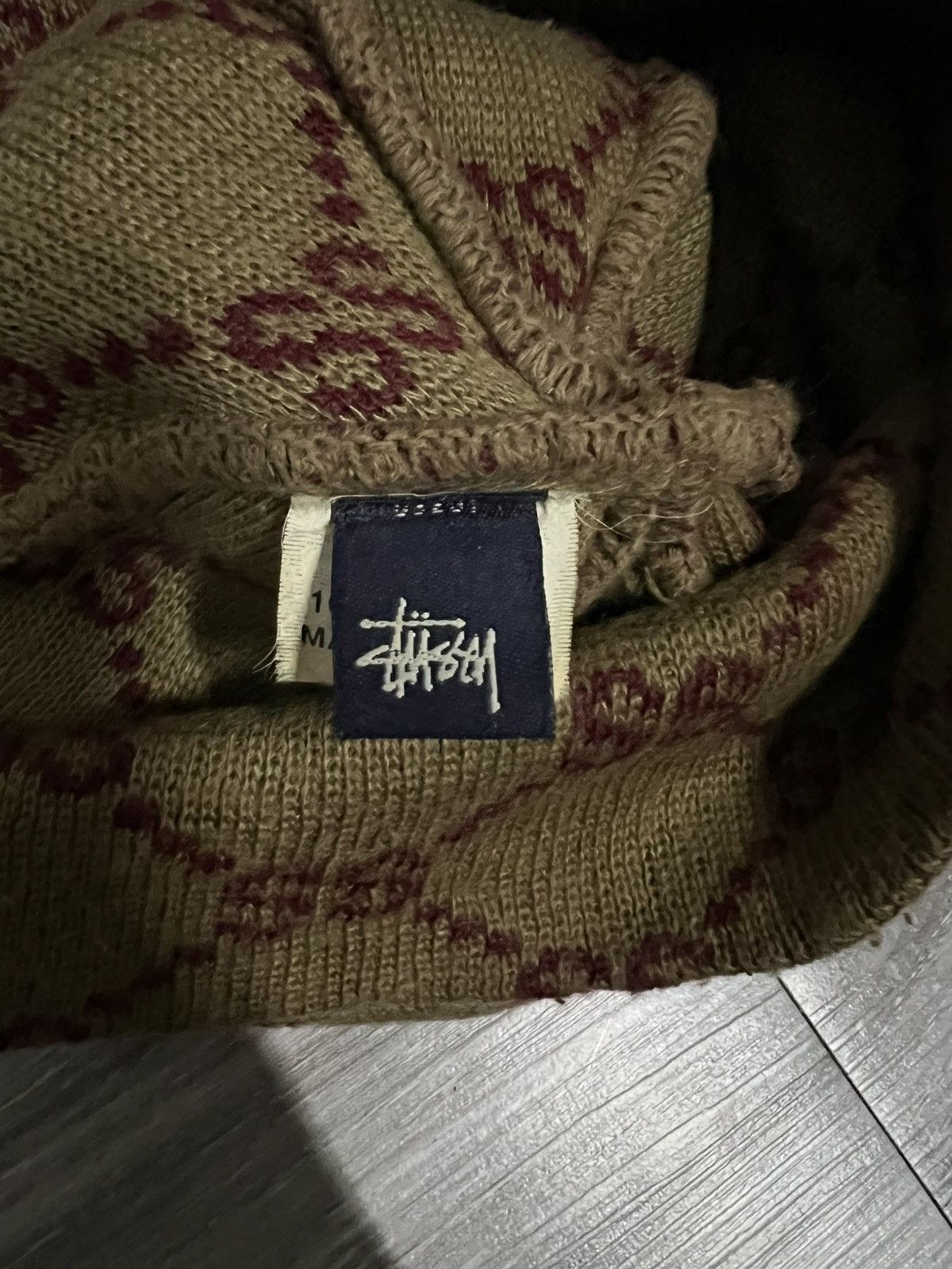 Stussy Vintage Stucci Overprint Beanie Hat Size ONE SIZE - 6 Thumbnail