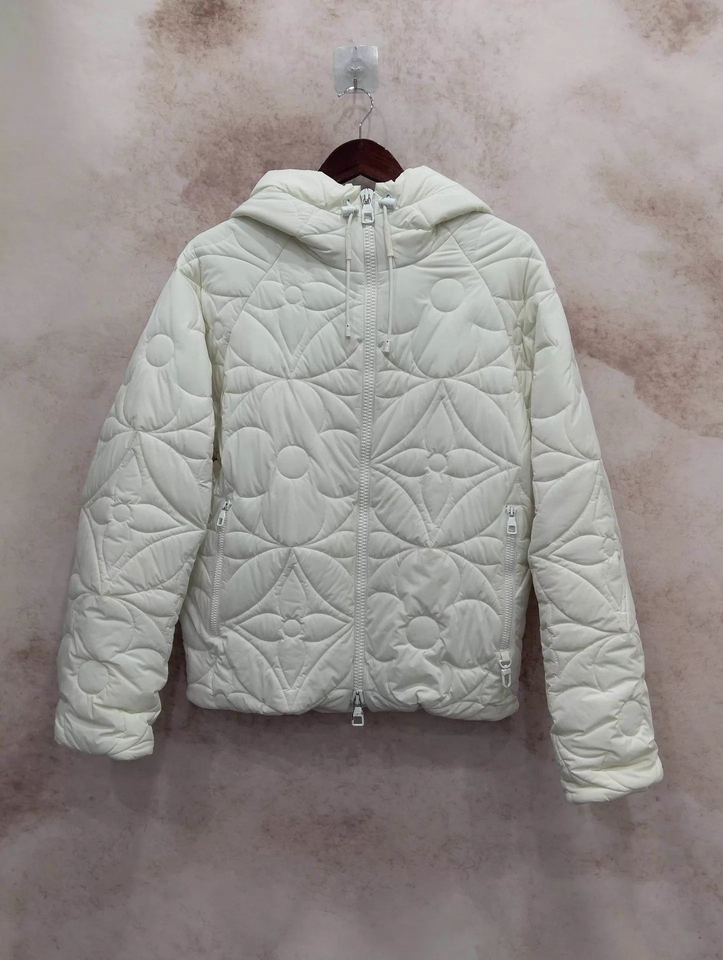Louis Vuitton LV Monogram Embossed Full Print Cotton Jacket 44 Size L / US 10 / IT 46 - 1 Thumbnail