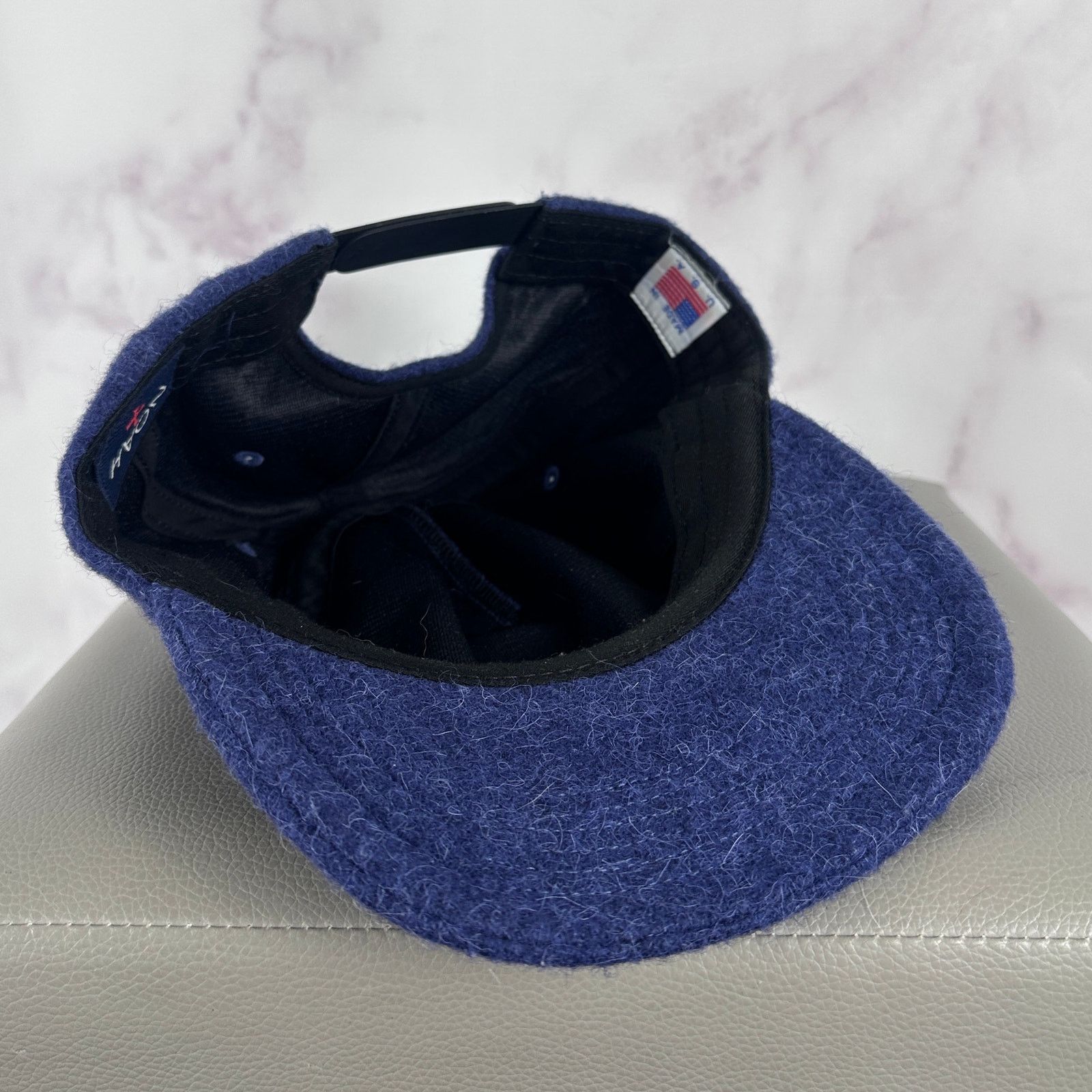 Noah F/W16 Blue Mohair Logo SnapBack Size ONE SIZE - 4 Thumbnail