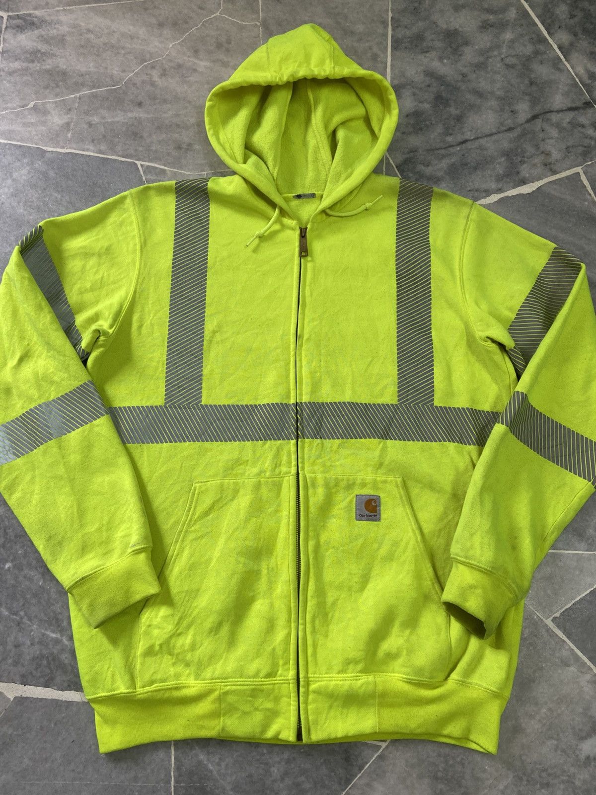Carhartt Vintage Carhartt Thermal lined Hoodie Medium Size US M / EU 48-50 / 2 - 1 Thumbnail