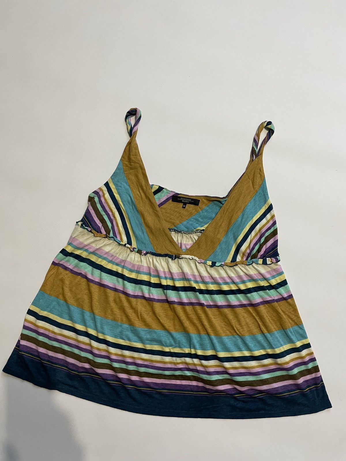Weekend Max Mara Weekend Max Mara rainbow multicolour tank tops Size M / US 6-8 / IT 42-44 - 1 Thumbnail
