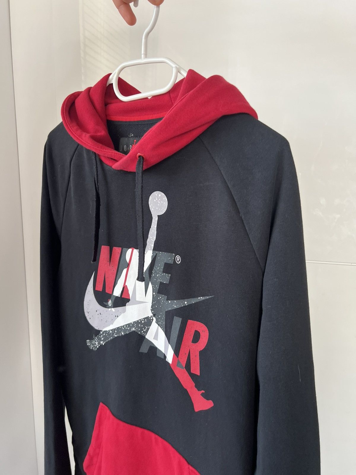 Jordan Brand Nike Air Jordan Jumpman Big Logo Red/Black Drill Y2k Hoodie Size US M / EU 48-50 / 2 - 7 Thumbnail
