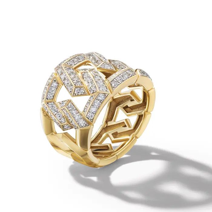 David Yurman o1s1wg111025 R17759D / Size 8 / Ring 18k Yellow Gold in Gold Size ONE SIZE - 2 Thumbnail