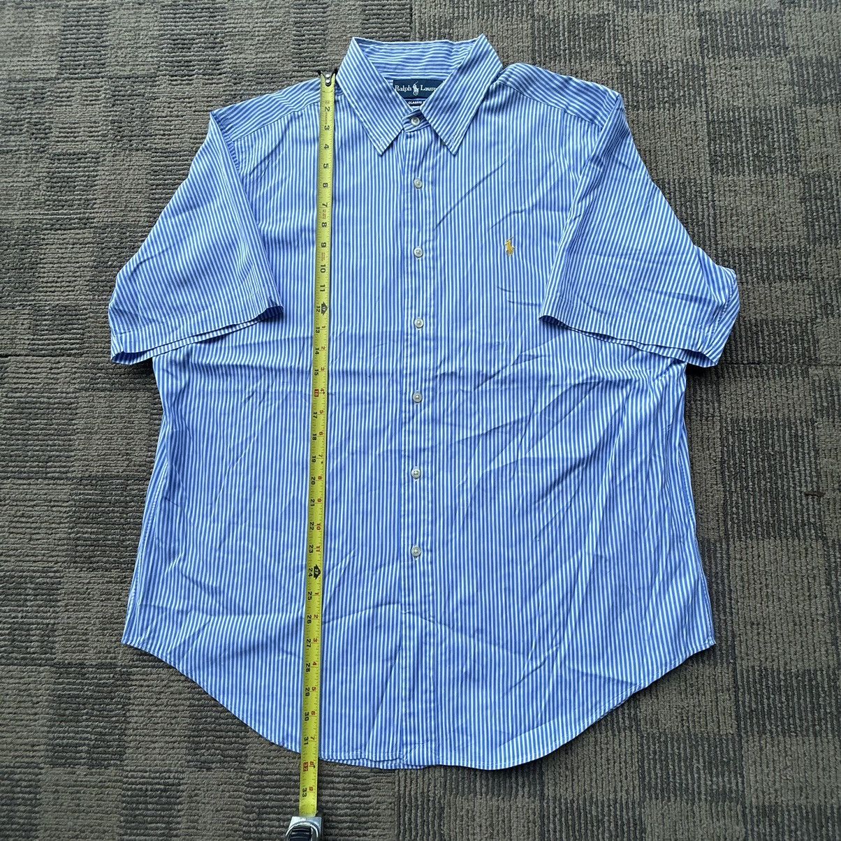 Polo Ralph Lauren Vintage Polo Ralph Lauren Blue/White Striped Button-Up Shirt Size US XL / EU 56 / 4 - 5 Thumbnail