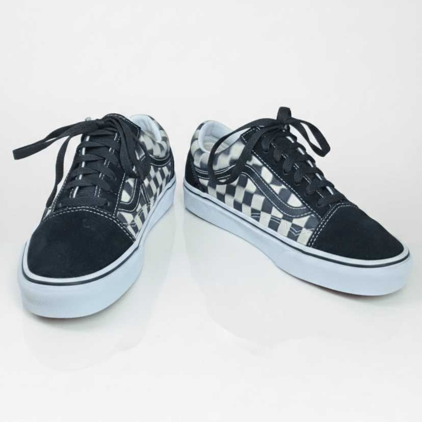 Vans Vans W7.5/M6 Sneakers Checkerboard Black Suede Skateboard Size US 7.5 / IT 37.5 - 1 Thumbnail