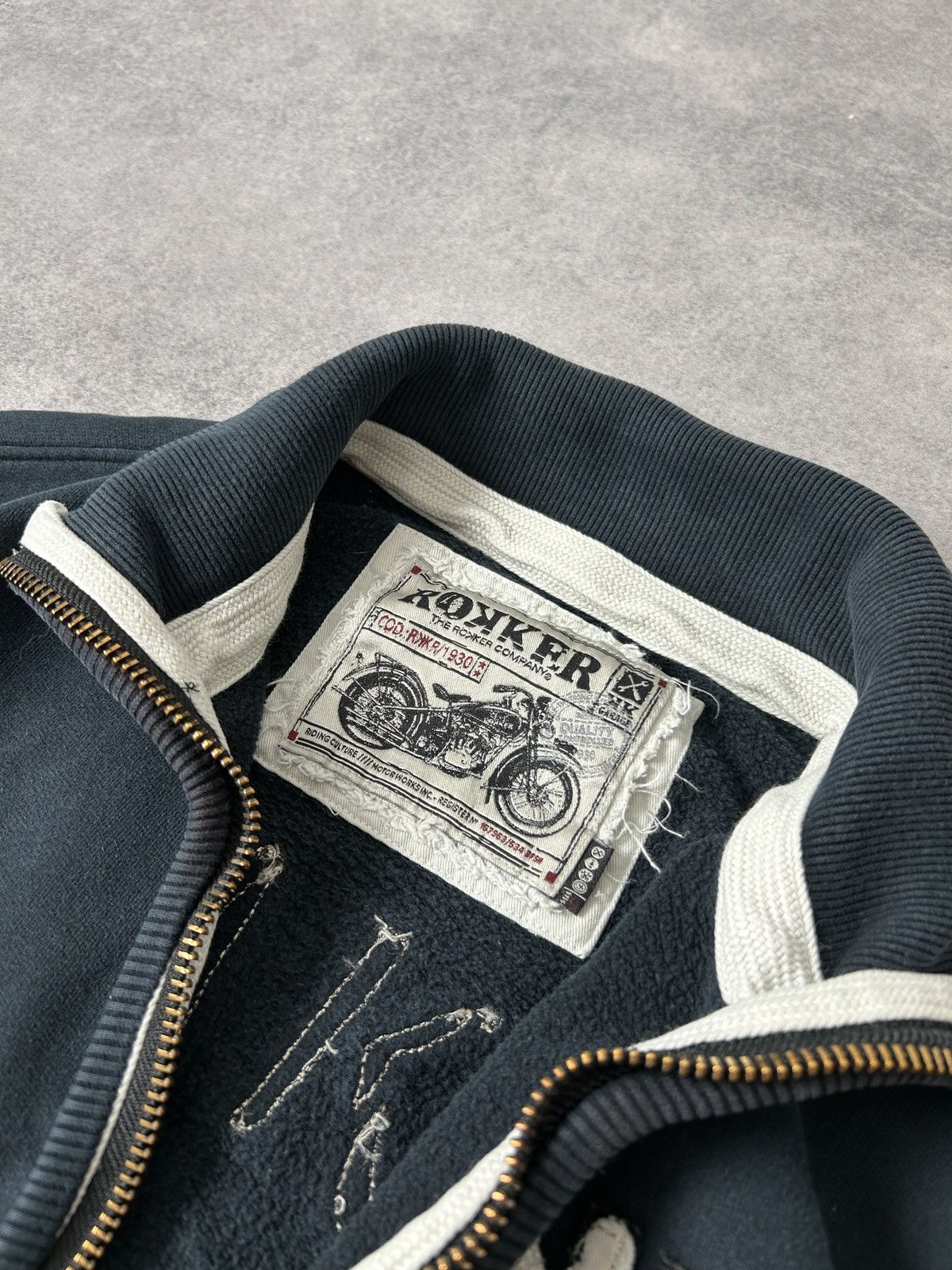 THE ROKKER COMPANY The Rokker Company zip-sweatshirt mens big logo Size US L / EU 52-54 / 3 - 6 Thumbnail