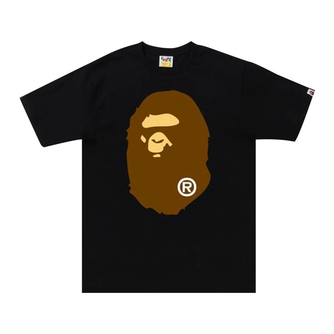 Bape Big Ape Head Tee Black/Brown Size US S / EU 44-46 / 1 - 1 Thumbnail