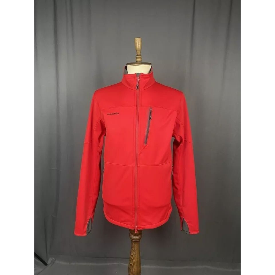 MINT! Mammut Men's Red Softshell Jacket Size XL