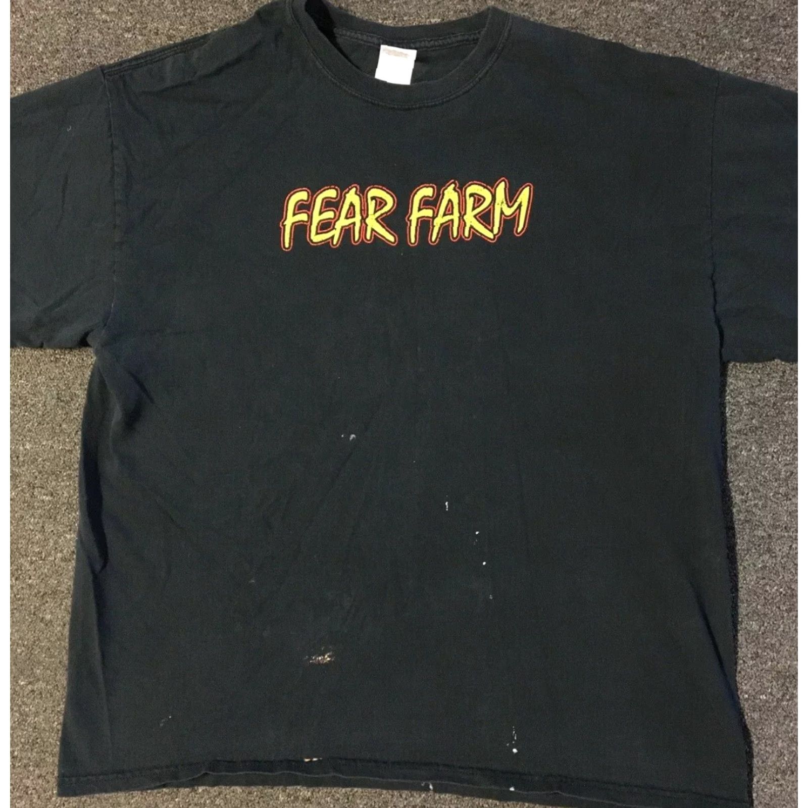 Vintage VINTAGE Fear Farm Haunted House Clowns Shirt XL Black Grunge 90s 80s ICP Juggalo Size US XL / EU 56 / 4 - 2 Thumbnail