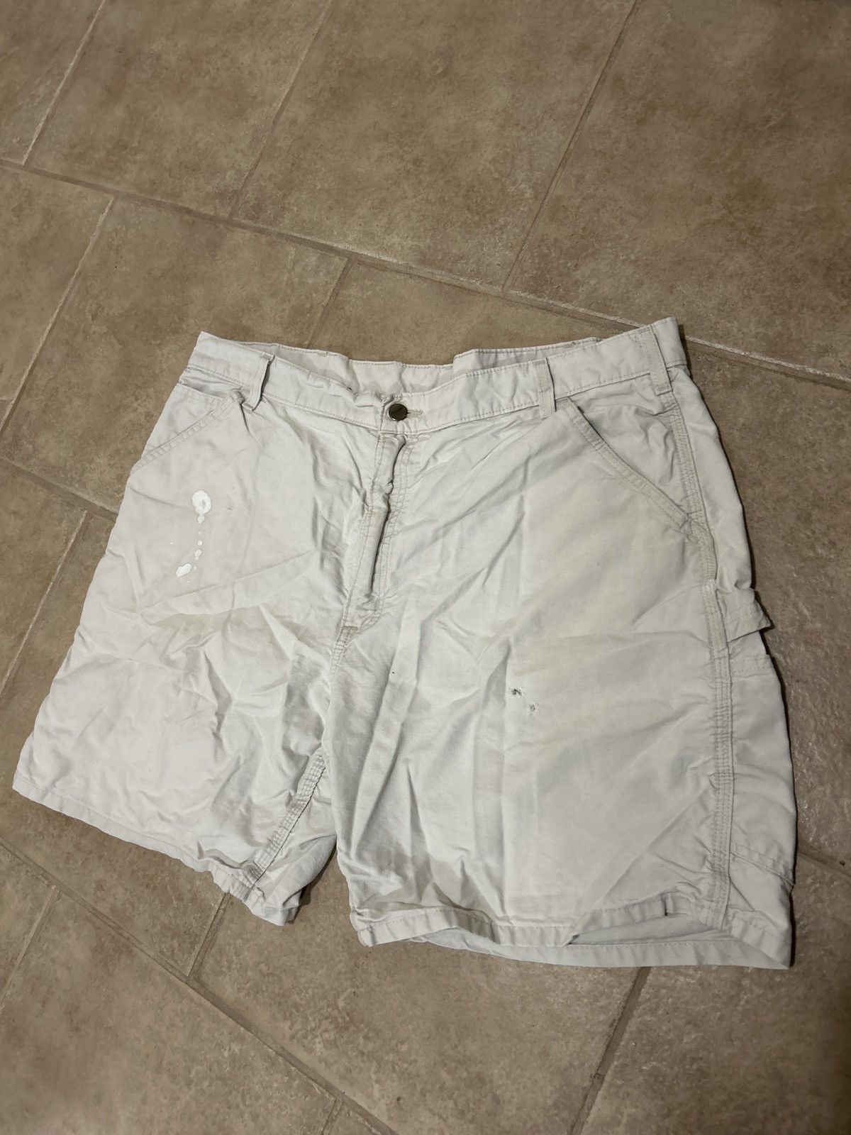Carhartt Beige Carhartt cargo shorts Size US 38 / EU 54 - 2 Thumbnail