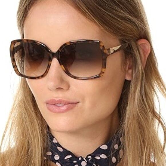 Kate Spade Kate Spade DARILYNN/P/S 0CX4 VW Sunglasses Havana Butterfly Size ONE SIZE - 2 Thumbnail