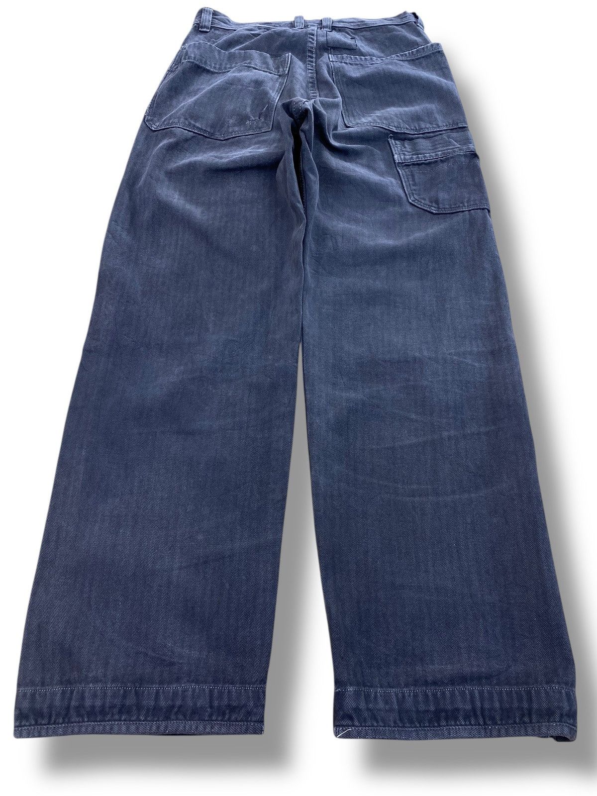 Japanese Brand Japanese Brand Faded Black Double Knee Style Jeans Size US 28 / EU 44 - 3 Thumbnail