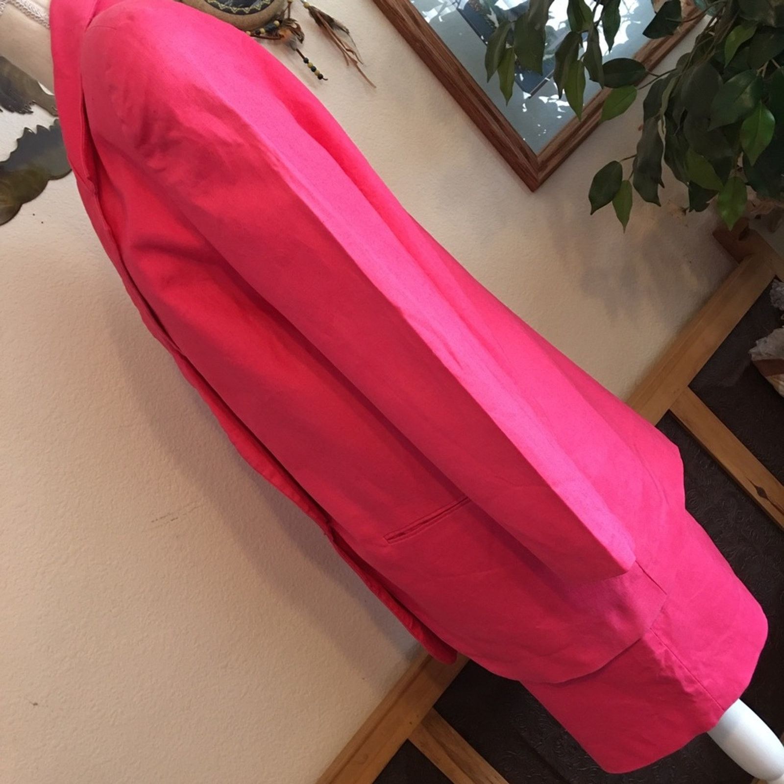 Vintage Vintage 90s K.M. International pink skirt set suit Size M / US 6-8 / IT 42-44 - 6 Thumbnail