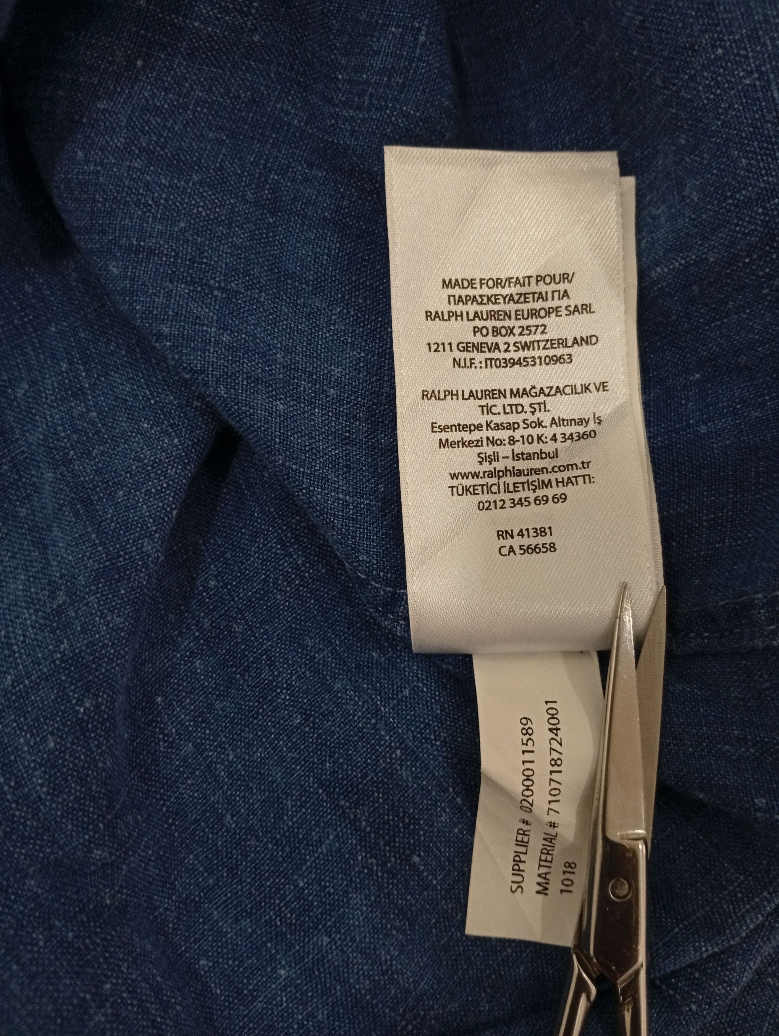 Indigo × Polo Ralph Lauren 🔥🔥Polo Ralph Lauren Indigo LS Shirt Size US XL / EU 56 / 4 - 25 Thumbnail
