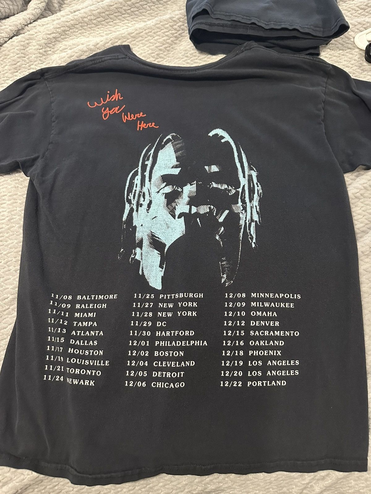 Travis Scott Astroworld Tour Tee Size US M / EU 48-50 / 2 - 2 Thumbnail