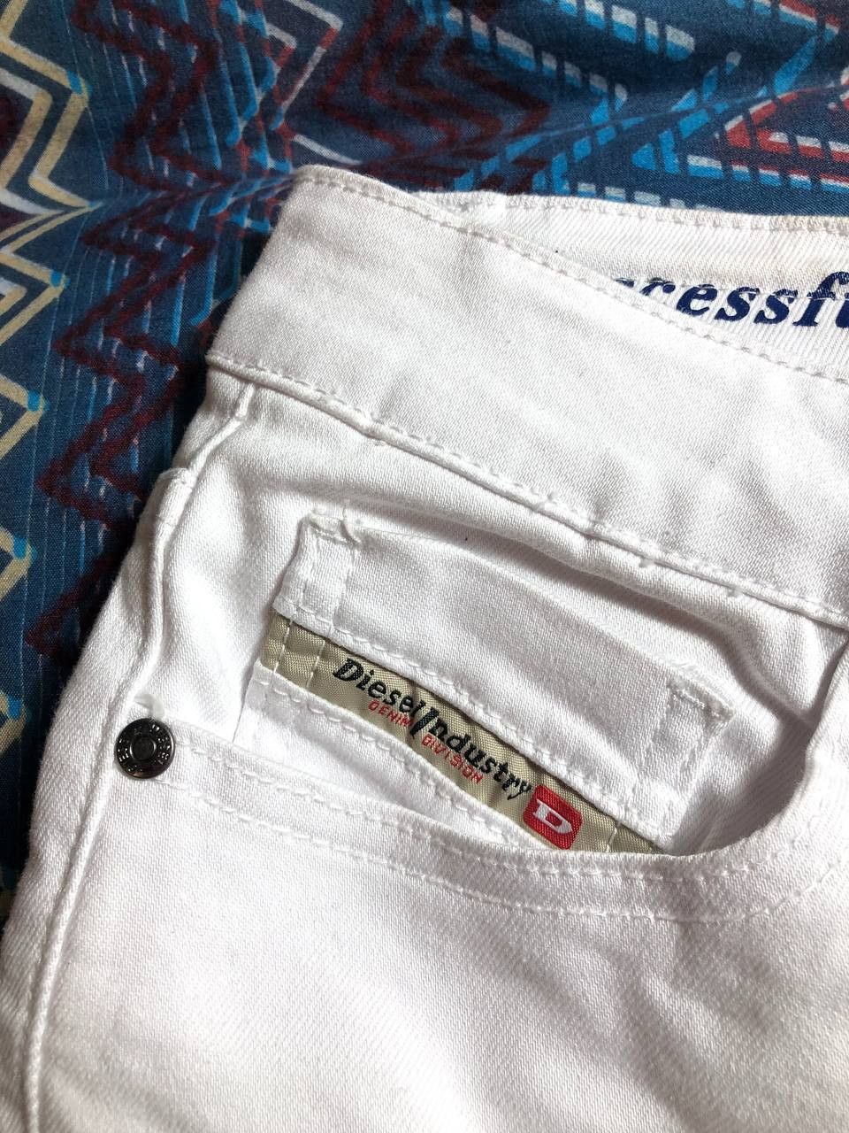 Japanese Brand Crazy Crash Dirty Baggy Faded Jean Japan Avant Garde Style Size US 33 - 3 Thumbnail