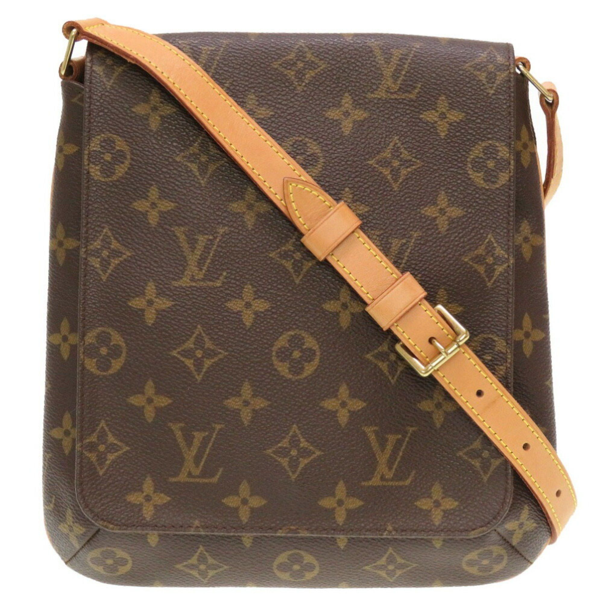 LOUIS VUITTON Damier Ebene Musette Salsa Long Shoulder Bag N51300 LV Auth  47511