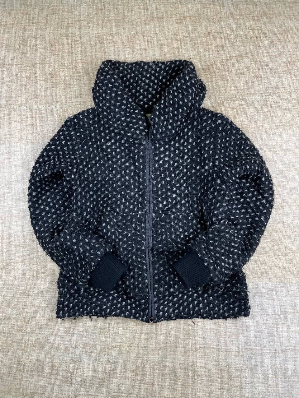 Issey Miyake × Tsumori Chisato × Vintage Vtg Tsumori Chisato Issey Miyake Plaid Knit Zipper Jacket Size M / US 6-8 / IT 42-44 - 1 Thumbnail