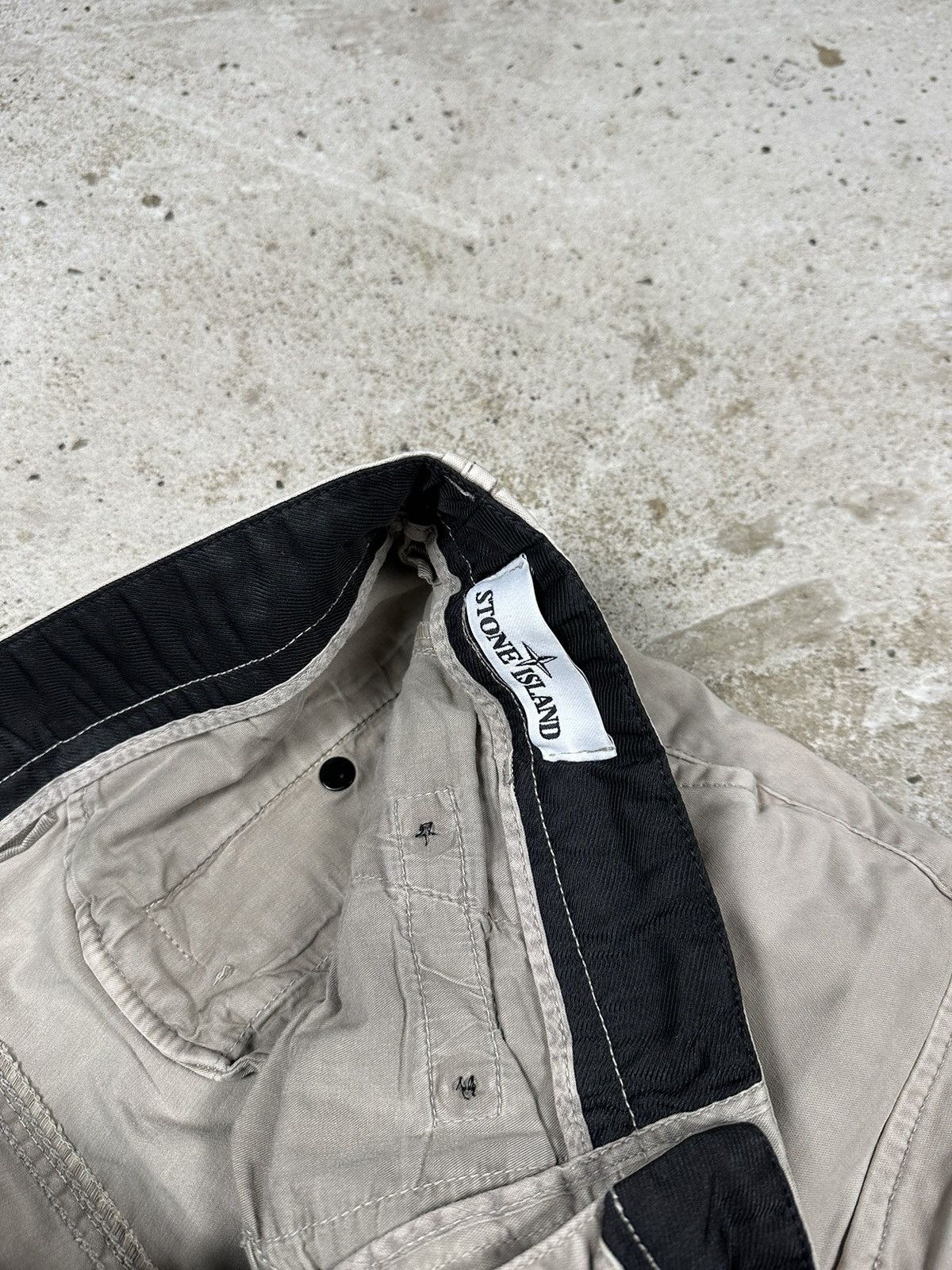 Massimo Osti × Stone Island Stone Island Beige Cargo Pants Type SK Size US 32 / EU 48 - 13 Thumbnail