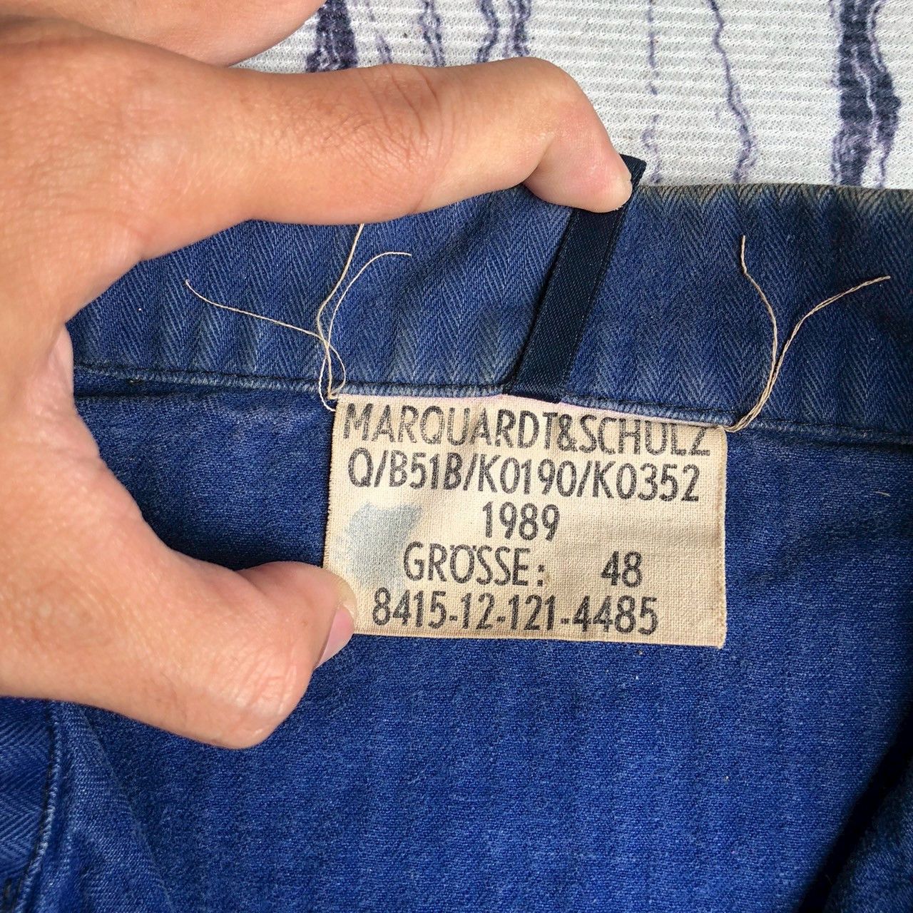Vintage Vintage 1989 Indigo Work Jacket Sashiko Style Size US M / EU 48-50 / 2 - 13 Thumbnail