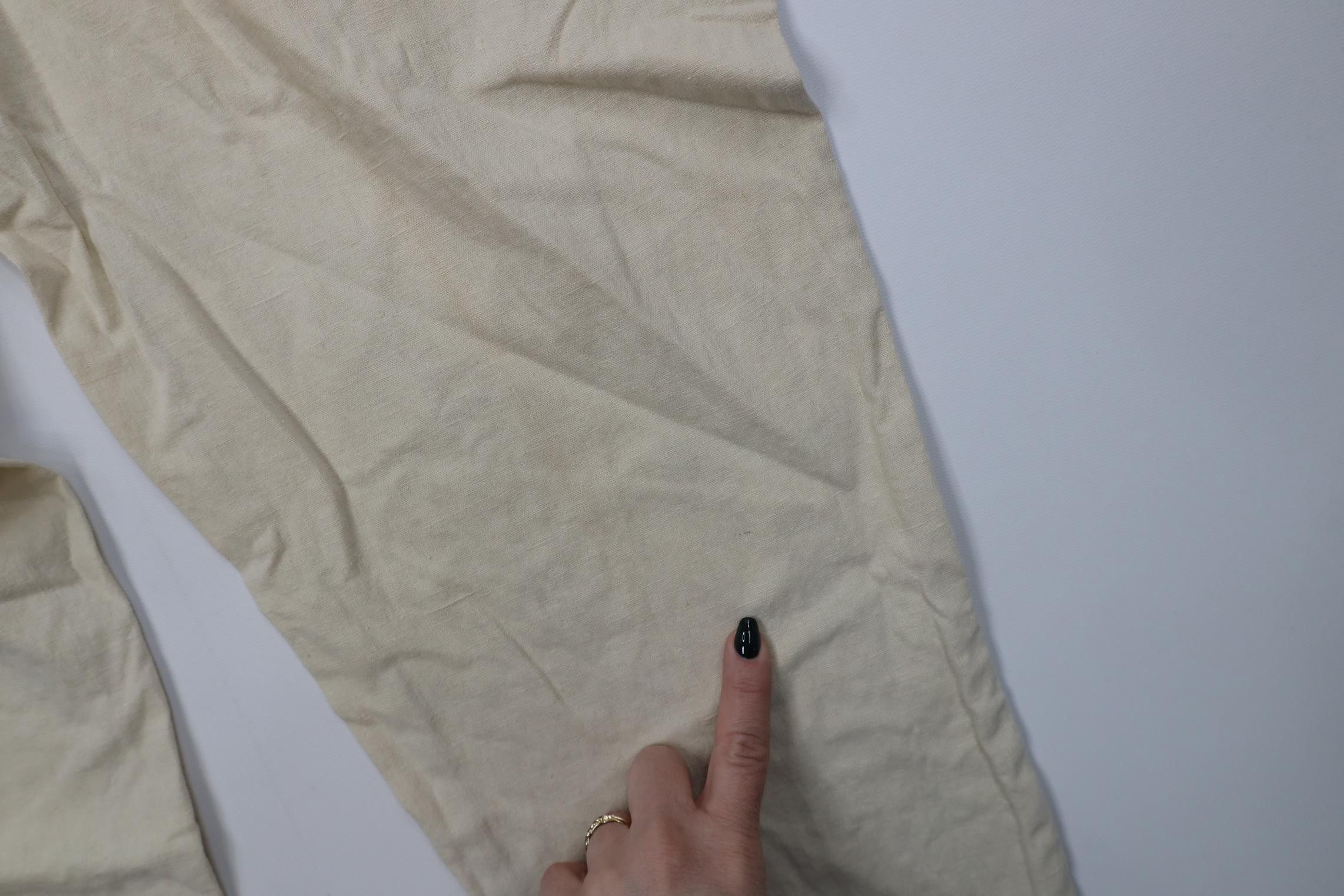 Vintage Vintage 90s Streetwear Linen Blend Knit Pleated Chino Pants Size US 32 / EU 48 - 14 Thumbnail