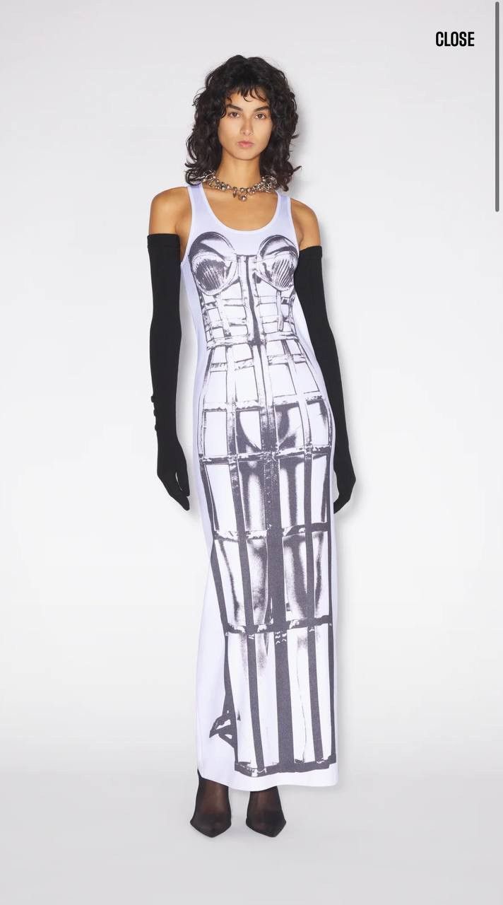 Jean Paul Gaultier Jean Paul Gautier white maxi dress Size M / US 6-8 / IT 42-44 - 1 Thumbnail
