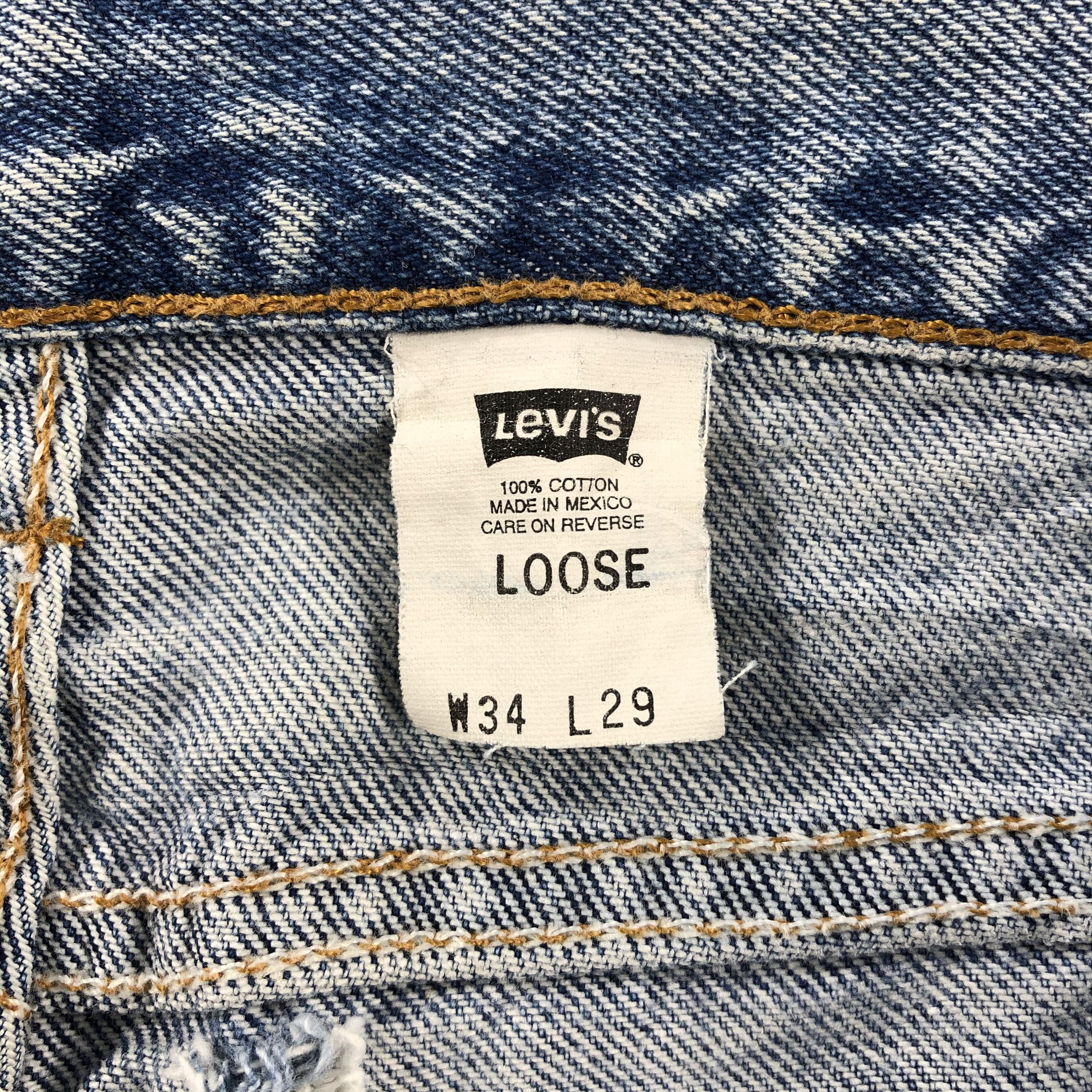 Levi's Vintage 90s Levis Jeans Lot 545 Stone Washed Denim-J964 Size US 33 - 10 Thumbnail