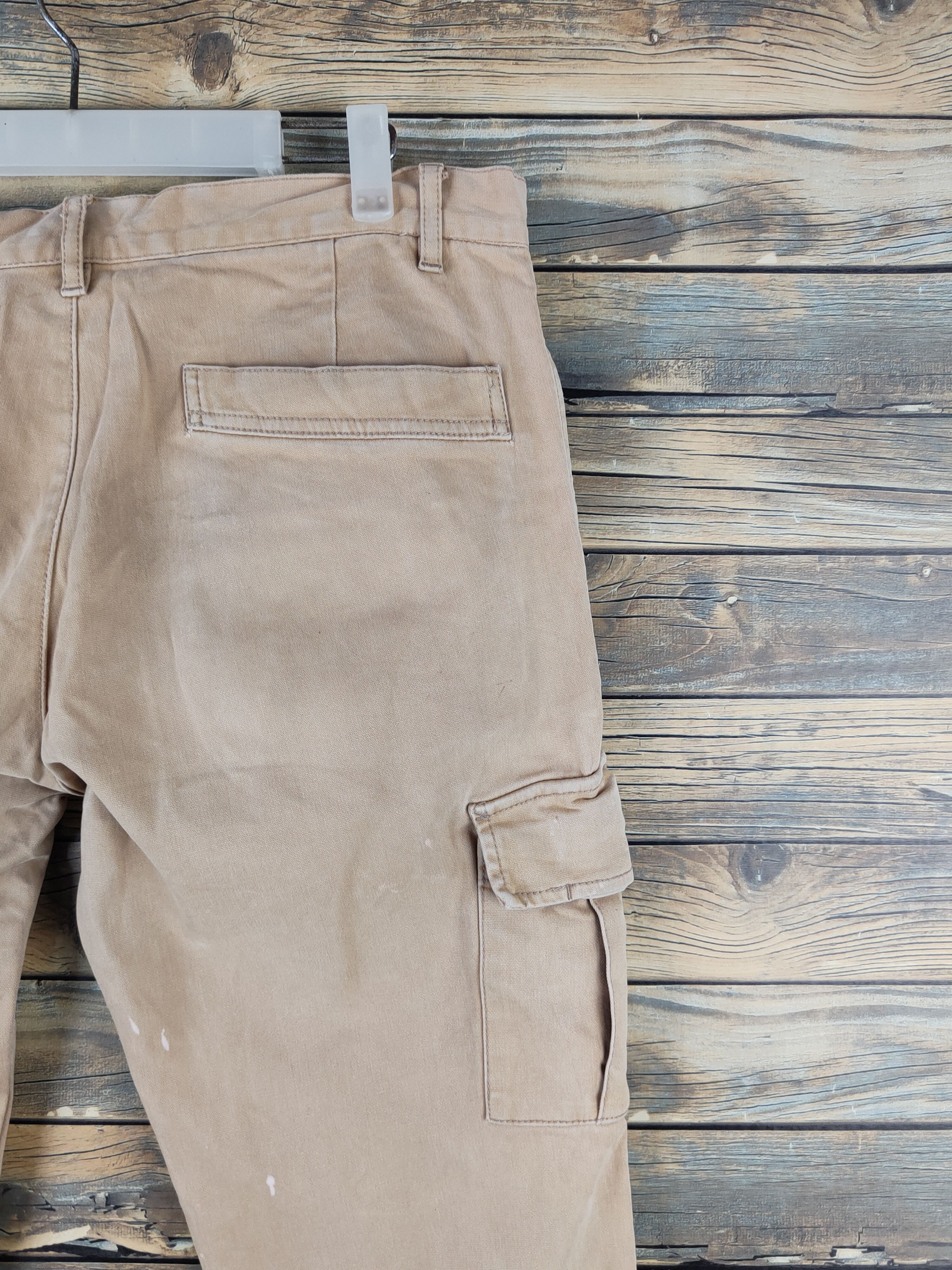 Japanese Brand DL Boycott Beige Multipocket Cargo Pants #2367 Size US 32 / EU 48 - 10 Thumbnail
