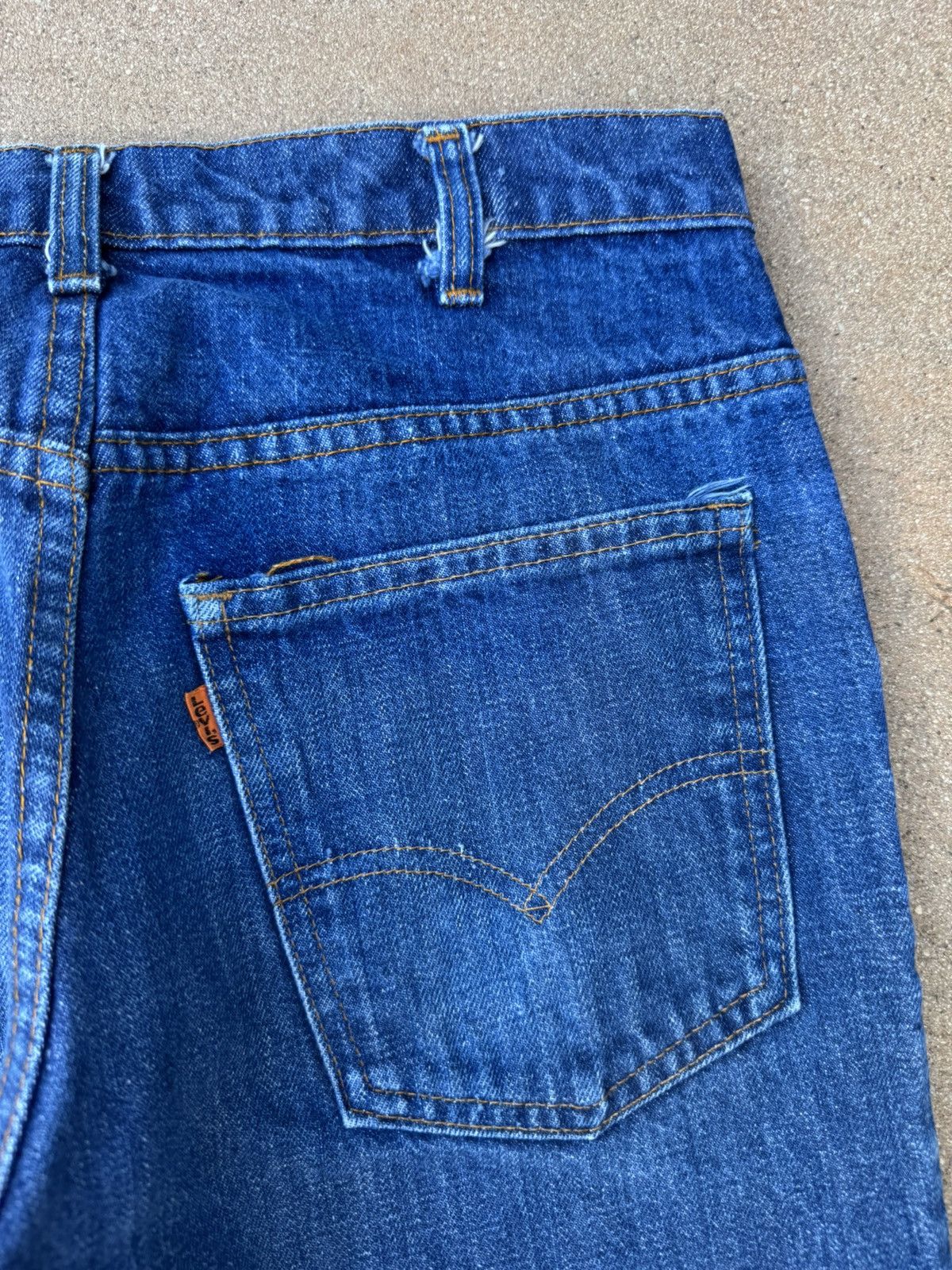 Levi's Vtg 80’s Levi’s 646 Orange Tab Bellbottom Flare Jeans 32x27 Size US 32 / EU 48 - 8 Thumbnail