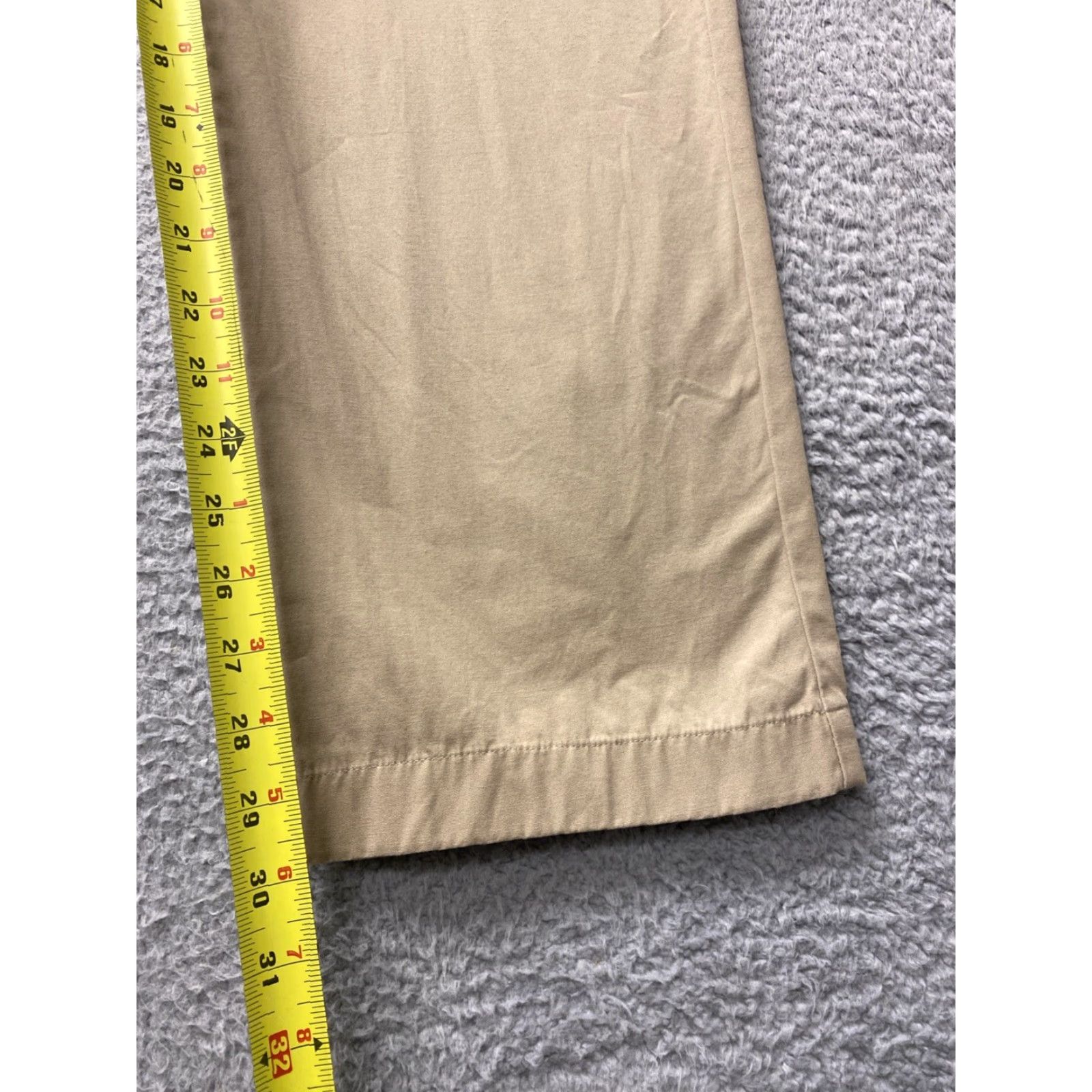 J.Crew VINTAGE J.CREW Men's Pants 36x30 Chino Straight Cotton Tan Office Casual Travel Size US 36 / EU 52 - 6 Thumbnail