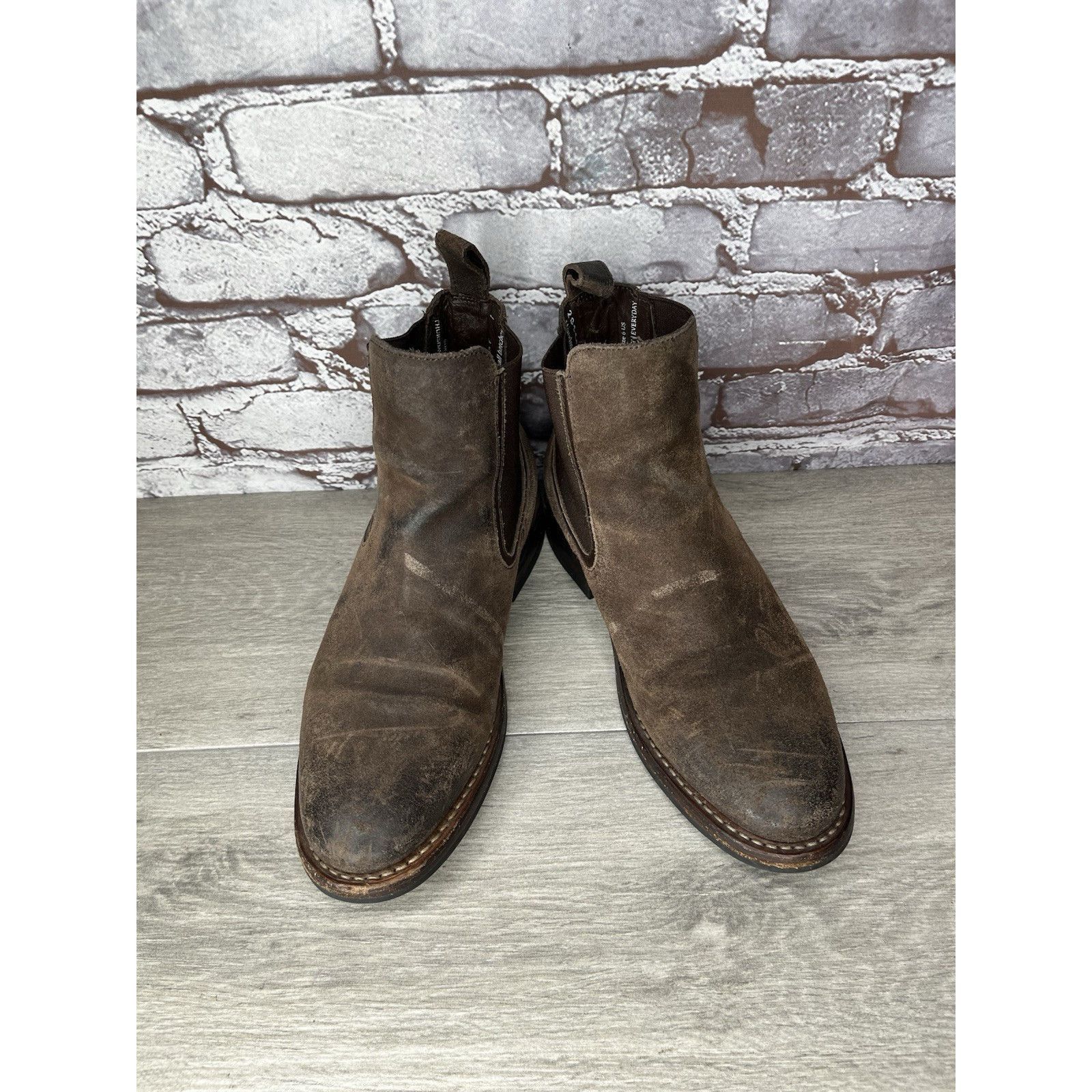 Thursday Boot Company Thursday EveryDay Mocha Brown Suede Leather Chelsea Ankle Bo Size US 6 / EU 39 - 4 Thumbnail