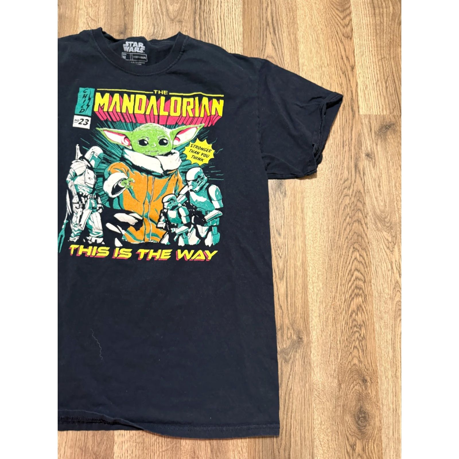 Star Wars Star Wars Shirt Men's Medium Black MANDALORIAN This is the Way Graphic T-Shirt Size US M / EU 48-50 / 2 - 2 Thumbnail