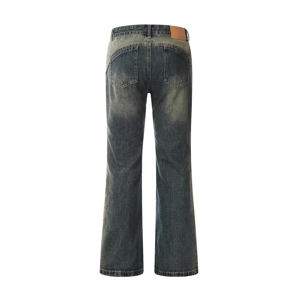 Japanese Brand × Jean Men's trendy American washed flared jeans Size US 32 / EU 48 - 2 Thumbnail