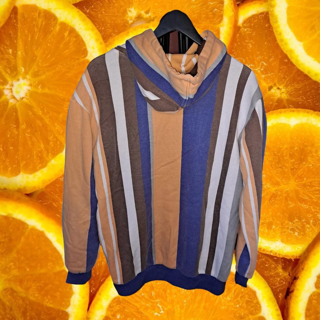 American Stitch American Stitch Orange, Brown, White and Blue Hooded Sweatsh Size US S / EU 44-46 / 1 - 5 Thumbnail