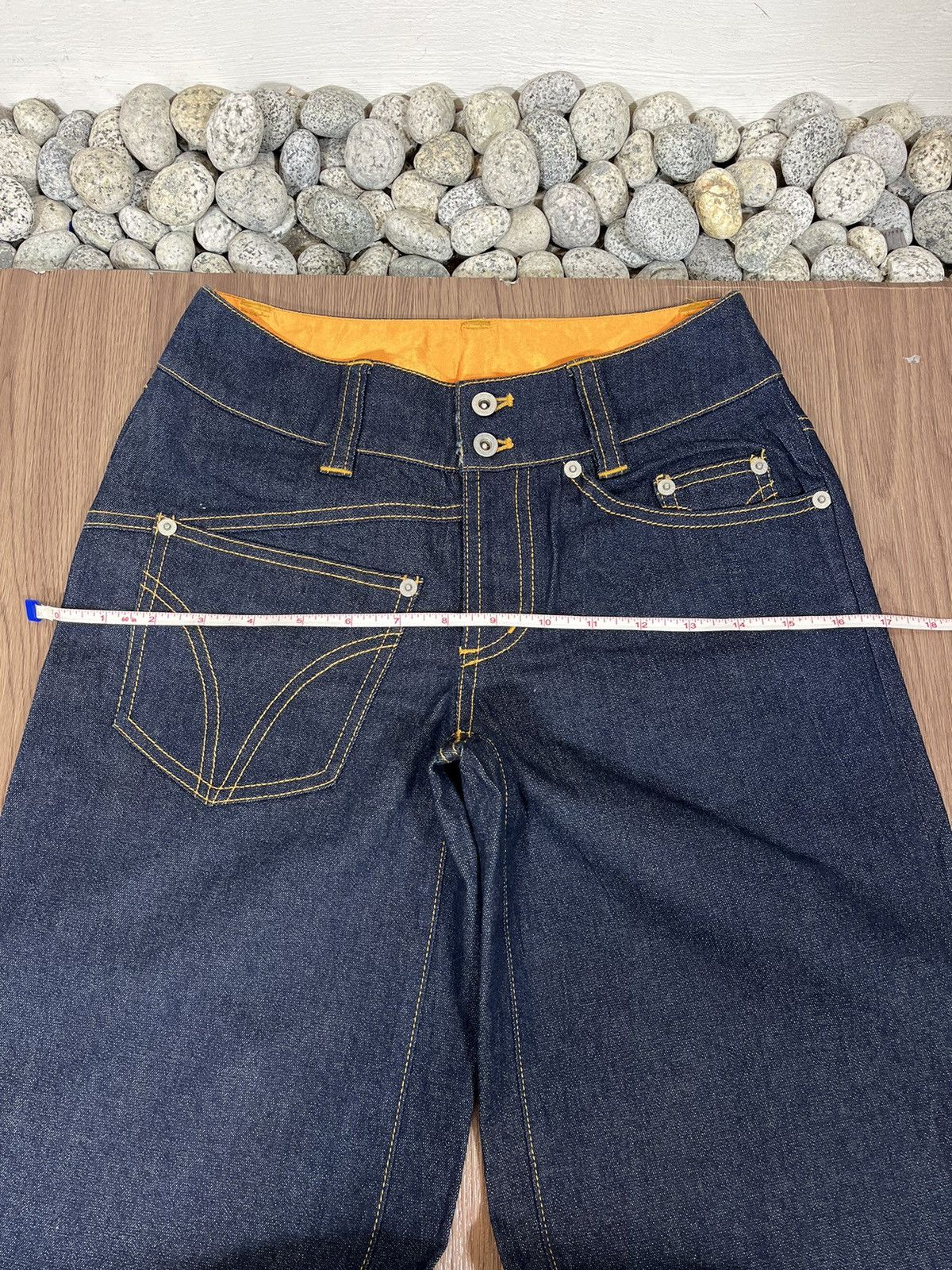 Japanese Brand Comme Ca Models Japan Assymetrical Pocket Jeans Size US 27 - 11 Thumbnail