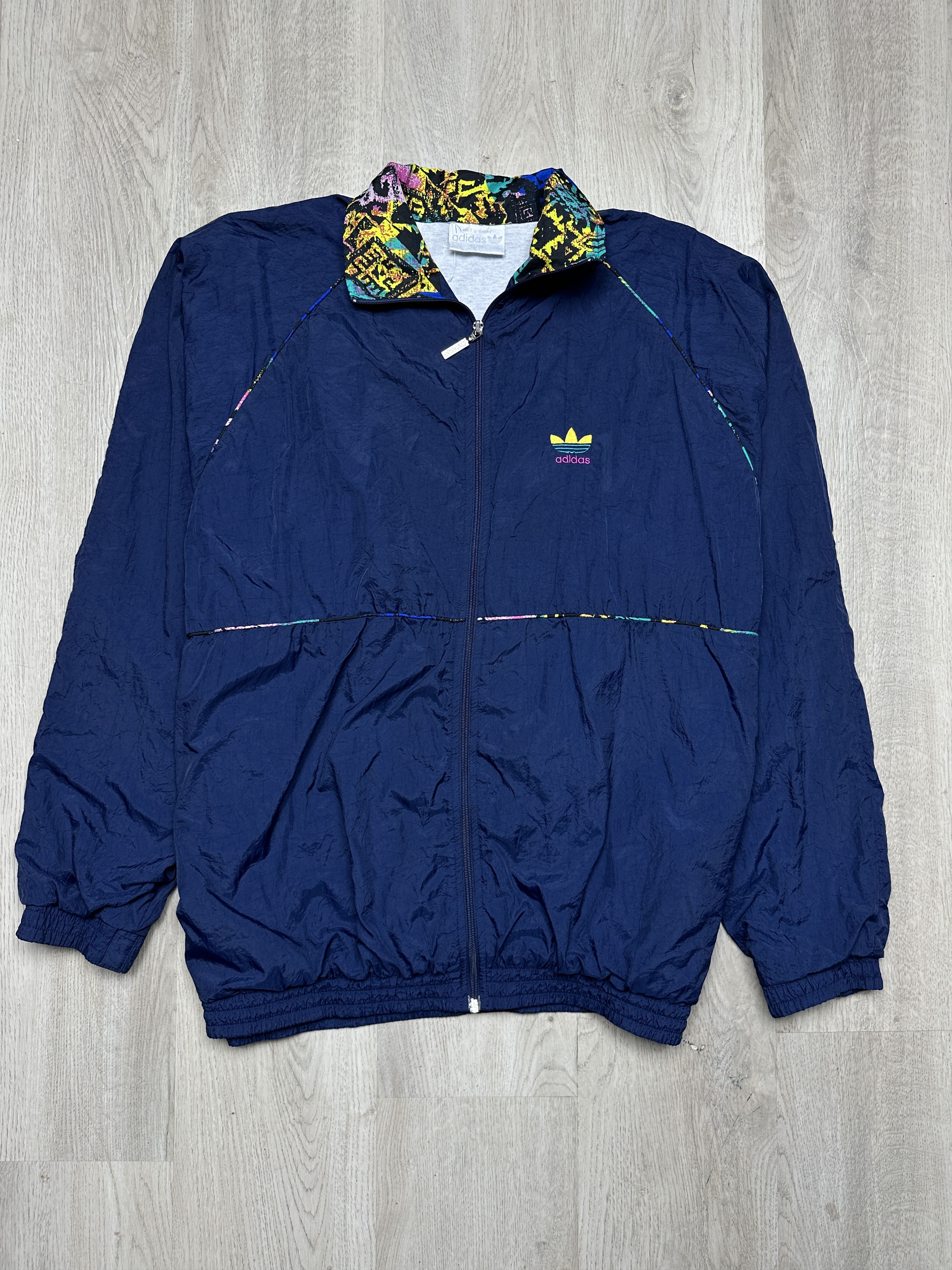 Adidas Adidas Vintage Mens Nylon Tracksuit Pants+Jacket Suit Size US 36 / EU 52 - 2 Thumbnail