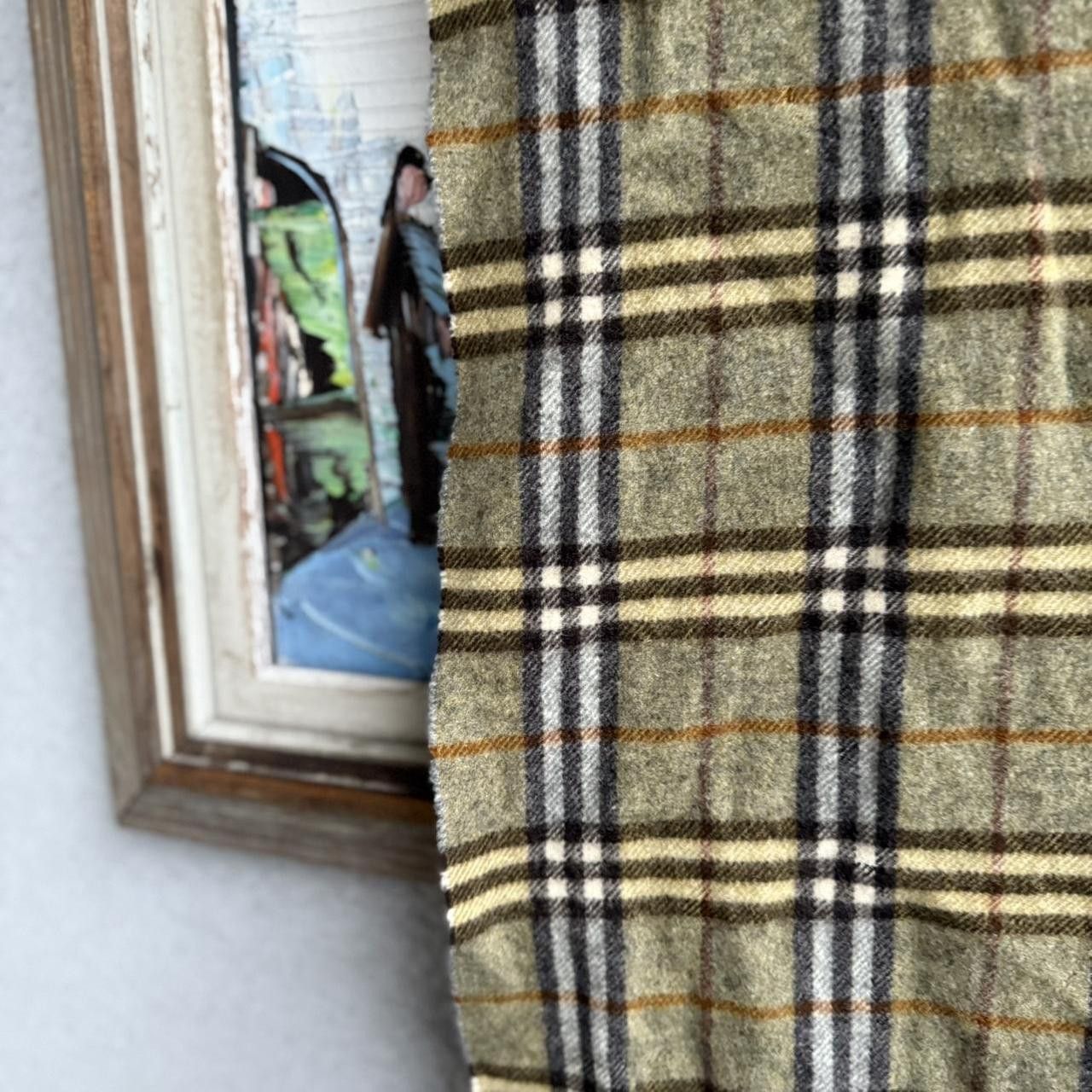 Burberry Burberry Wool Scarf Brown Long Casual Preppy Nova Check Size ONE SIZE - 4 Thumbnail
