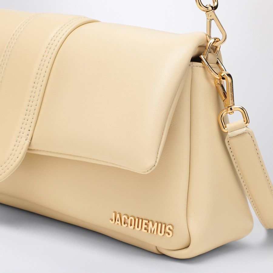 Jacquemus o1d2blof0824 Size: OS / Le Bambimou Leather Bag in Cream Size ONE SIZE - 5 Thumbnail