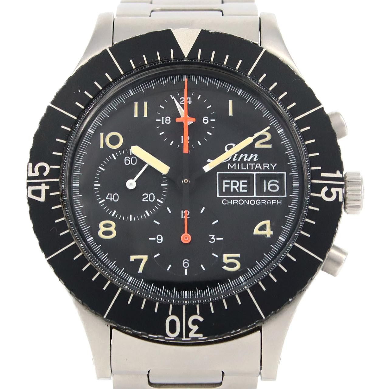 Other Sinn Military Chronograph Pacific Project Stainless Steel Chronograph Metal Automatic 156B DUTY FREE for USA
