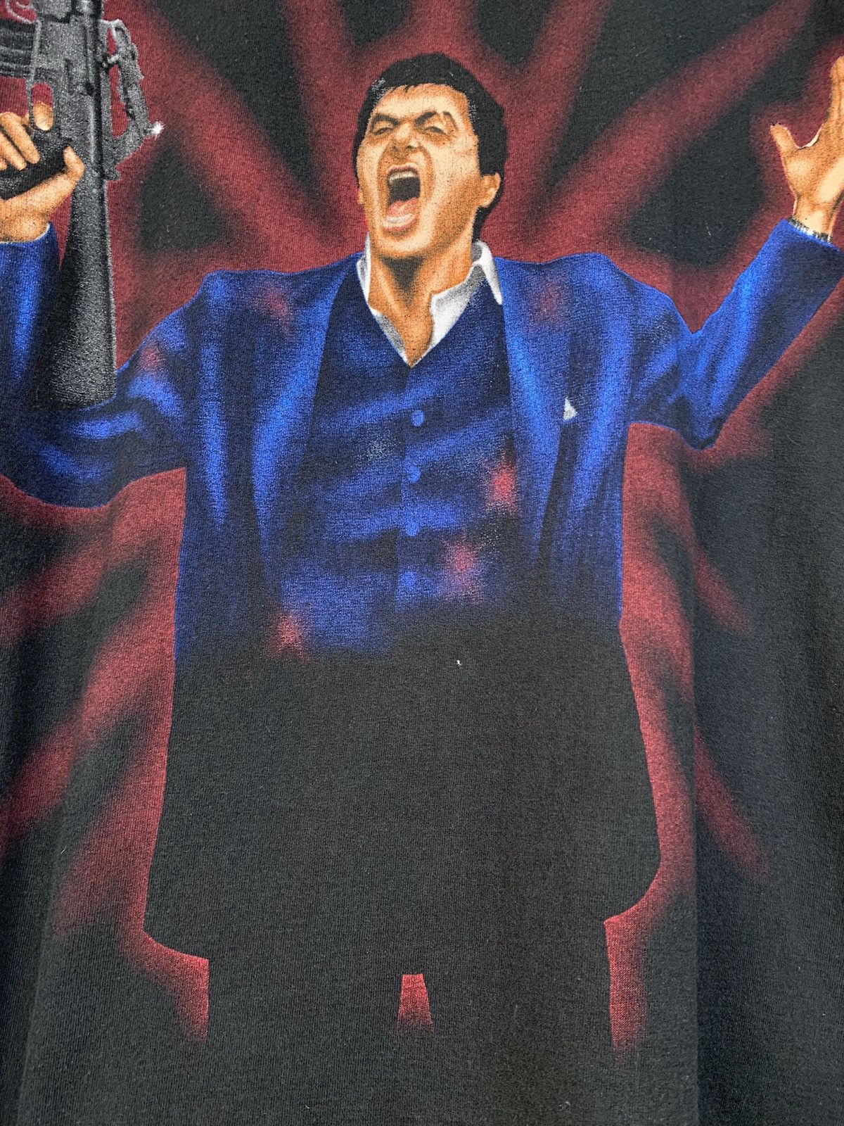 Vintage Scarface The World Is Yours T-shirt Size US XXL / EU 58 / 5 - 12 Thumbnail