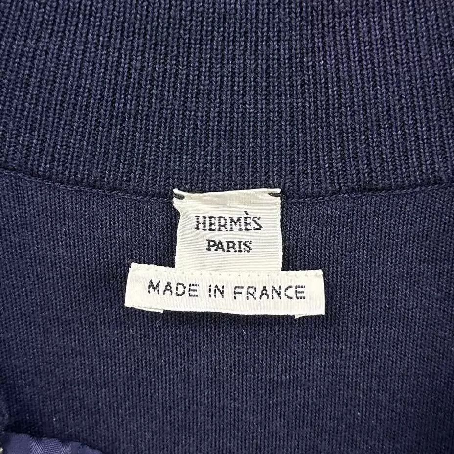 Hermes HERMES Cyan Patterned Silk Slant Zip Jacket Size 36 Size XS / US 0-2 / IT 36-38 - 5 Thumbnail