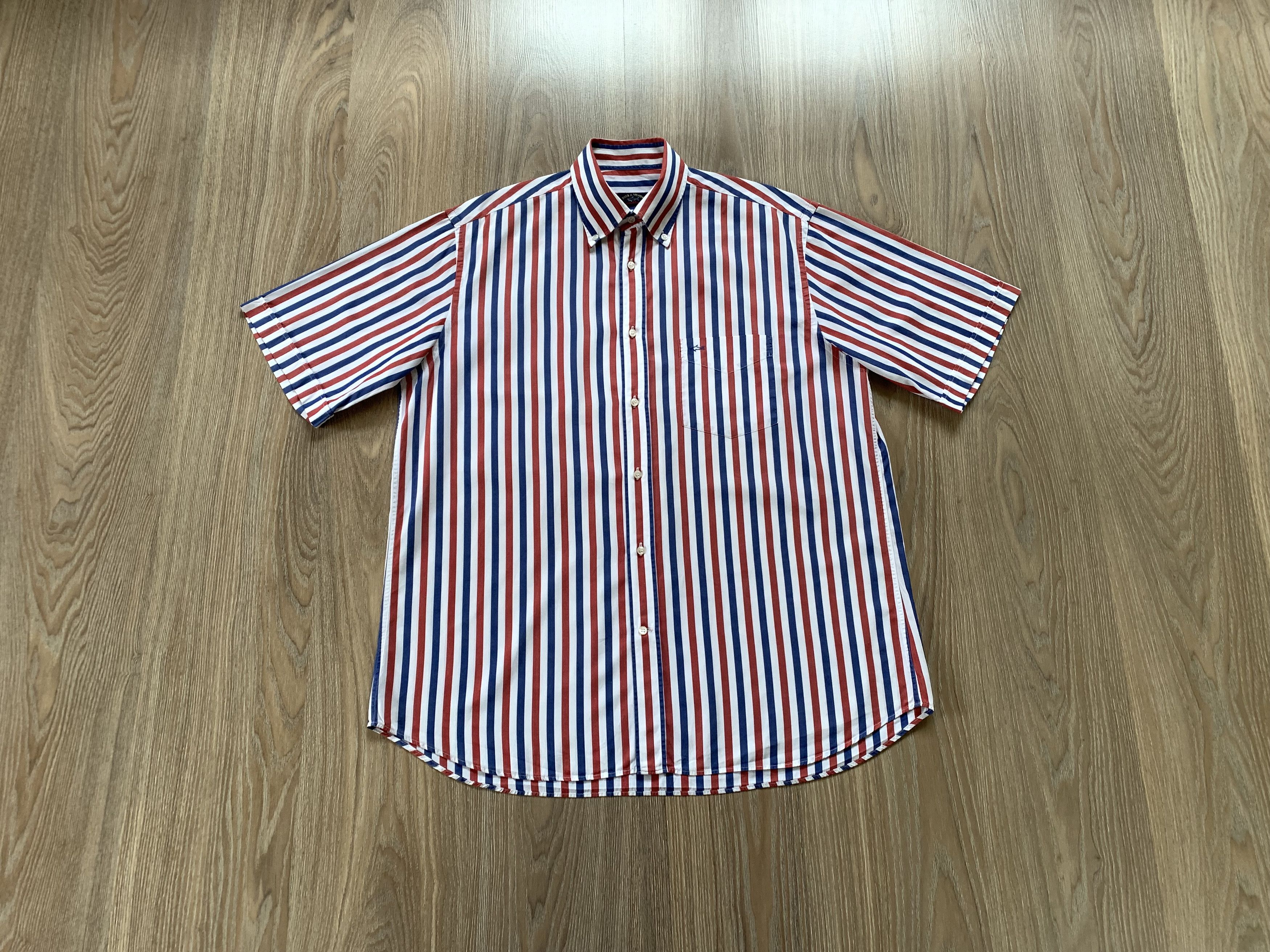 Vintage Paul & Shark Yachting Cotton Stripe Shirt