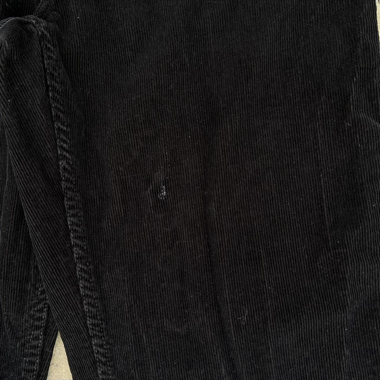 Eddie Bauer Black Corduroy Riveted Jeans Size US 33 - 3 Thumbnail