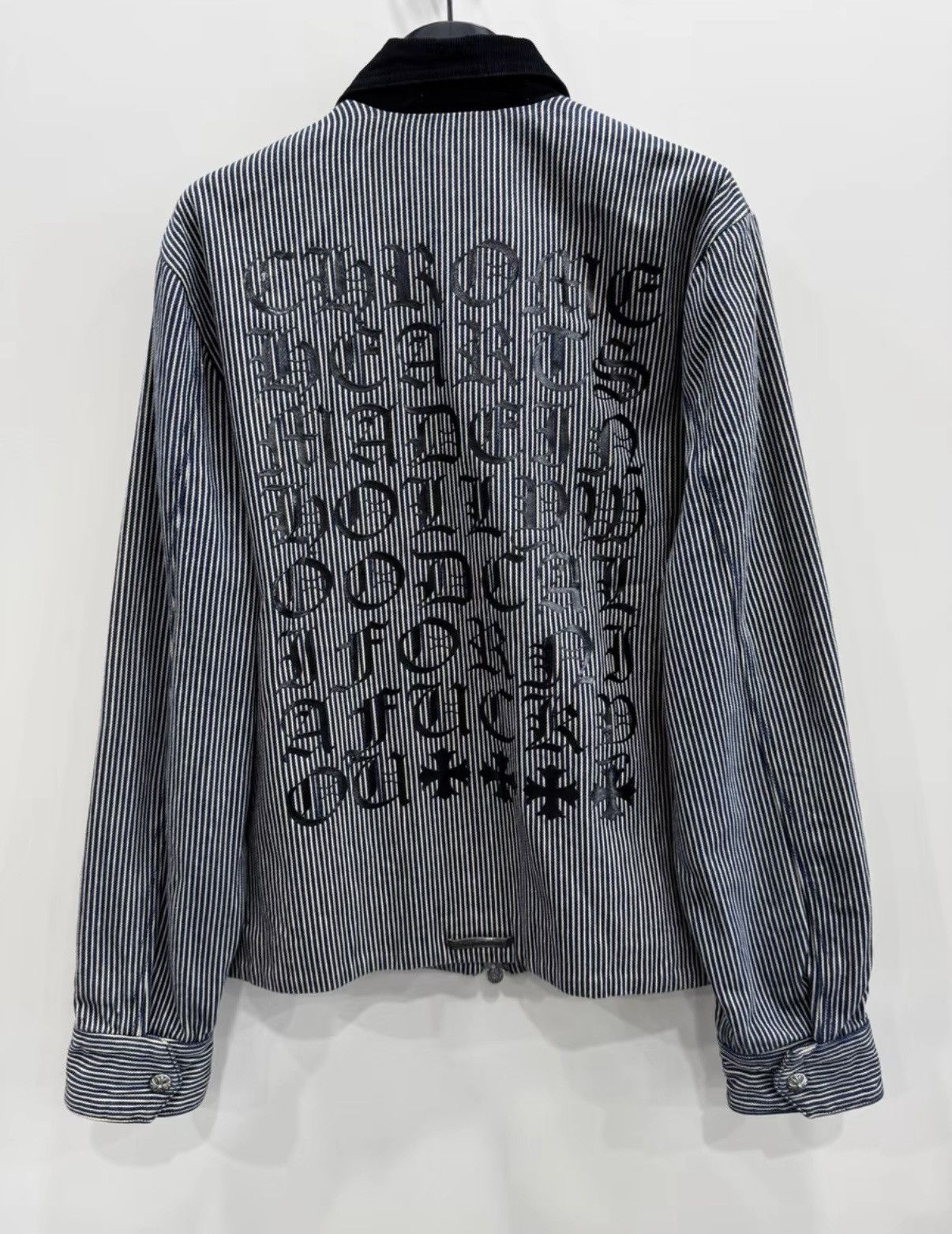 Chrome Hearts Chrome Hearts Japan Limited Stripe Sanskrit Work Jacket Size US L / EU 52-54 / 3 - 2 Thumbnail