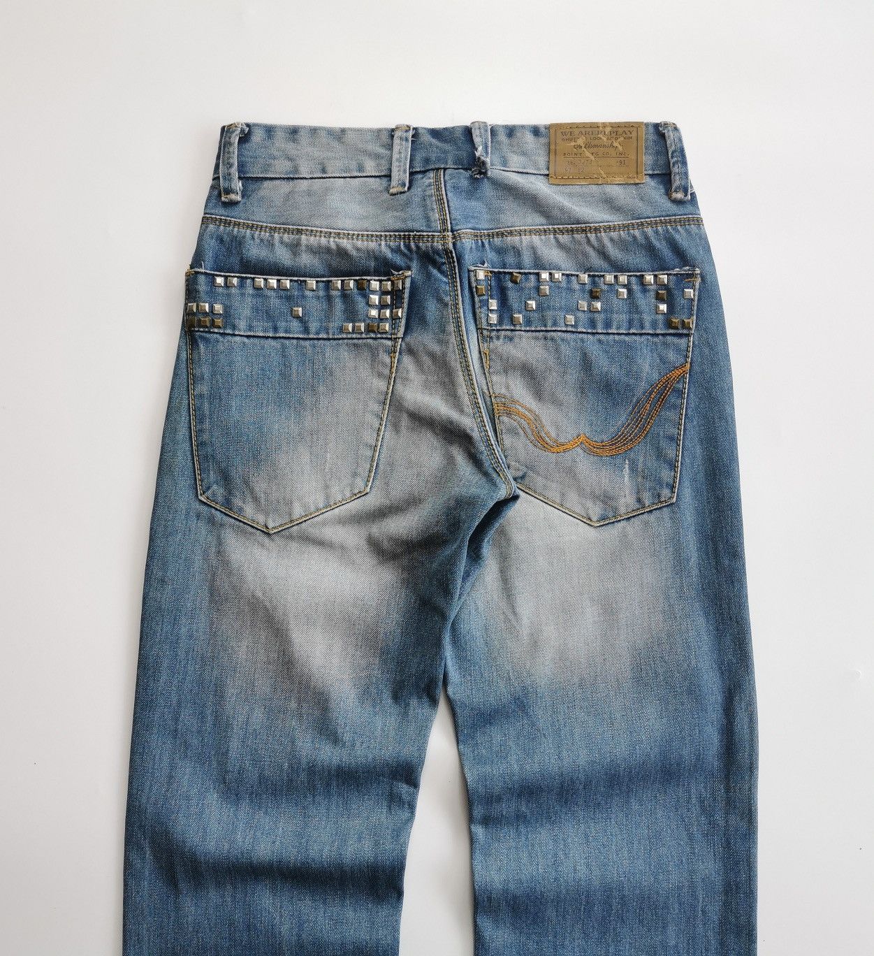 Replay We Are Replay Stud Distressed Patchwork Jeans Size US 28 / EU 44 - 1 Thumbnail