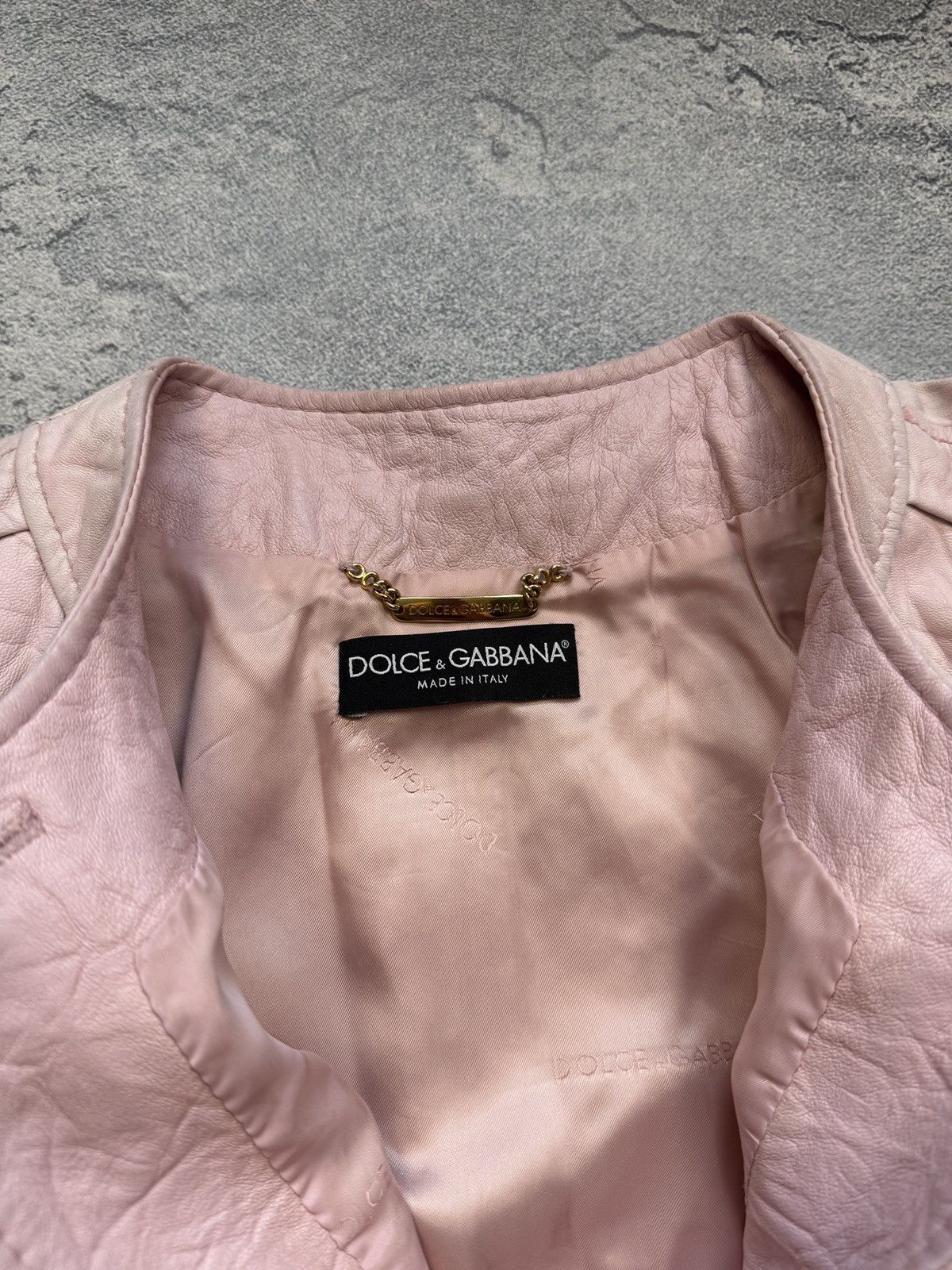 Dolce & Gabbana Dolce&Gabbana Leather Women’s Jacket D&G Very Rare Size40/XS Size S / US 4 / IT 40 - 18 Thumbnail