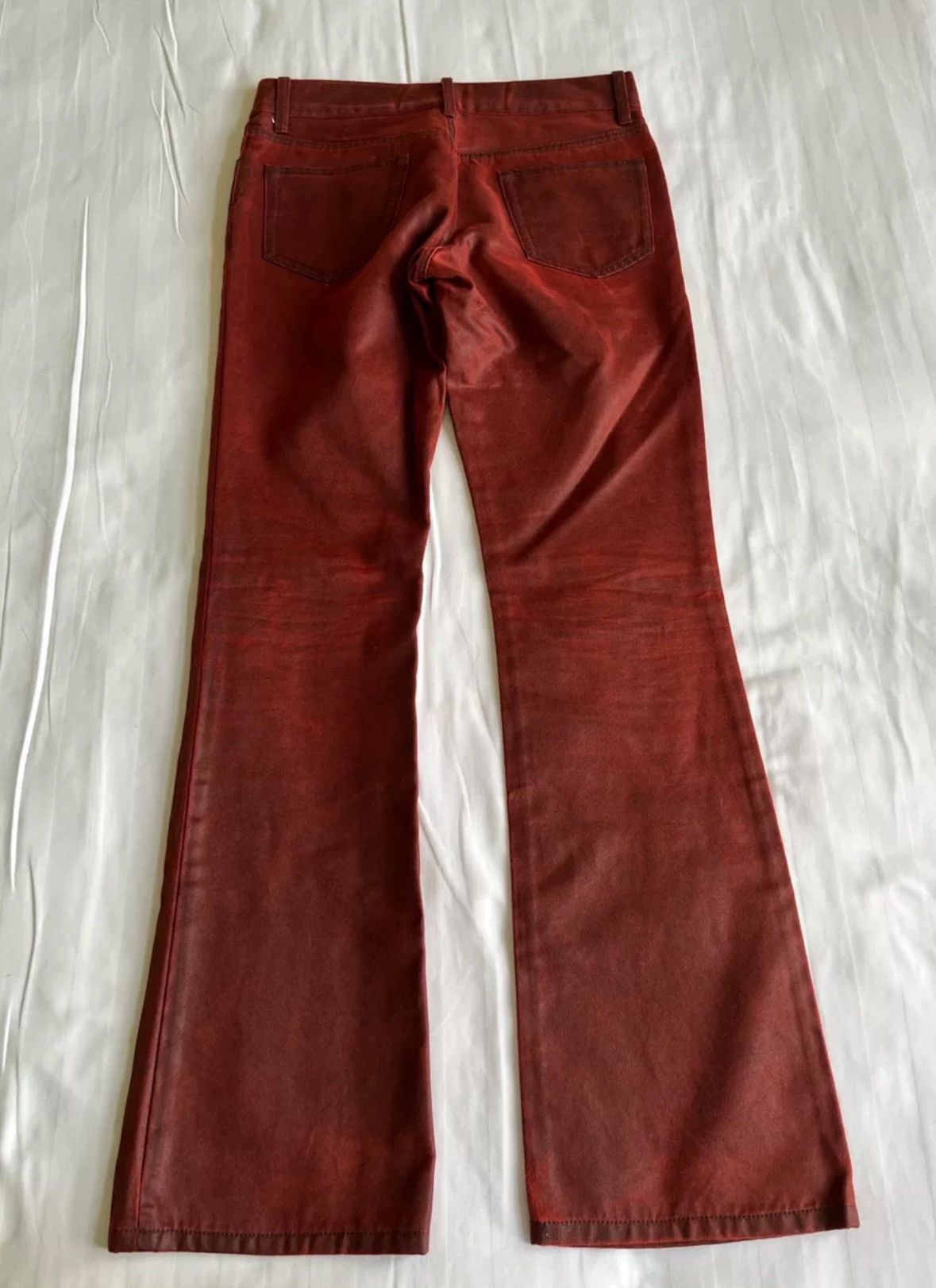 5351 POUR LES HOMMES × Japanese Brand 5351 pour les hommes flared leather pants Size US 30 / EU 46 - 2 Thumbnail
