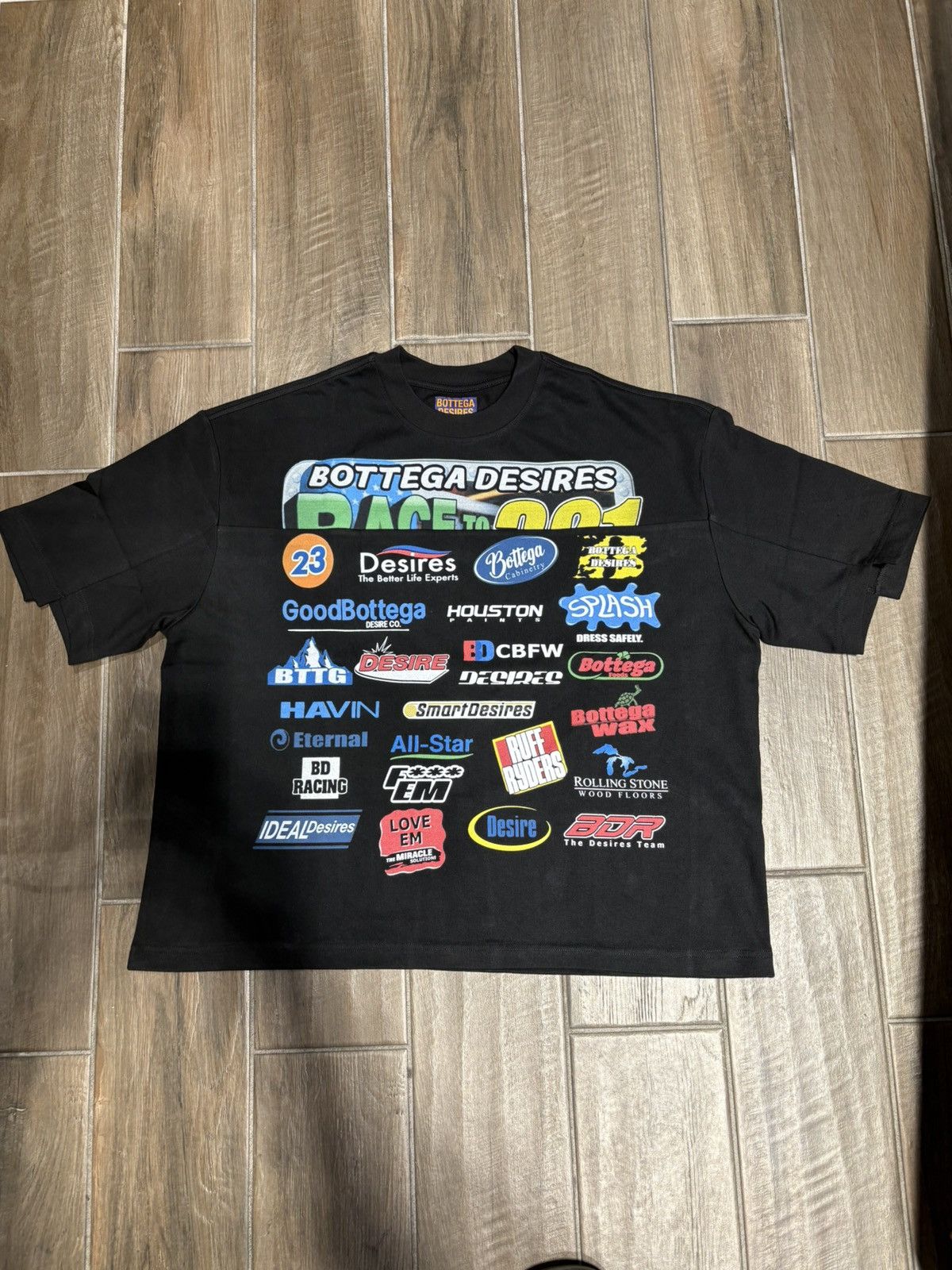 Bottega Desires Bottega Desires Race Tee Black Size US L / EU 52-54 / 3 - 1 Thumbnail